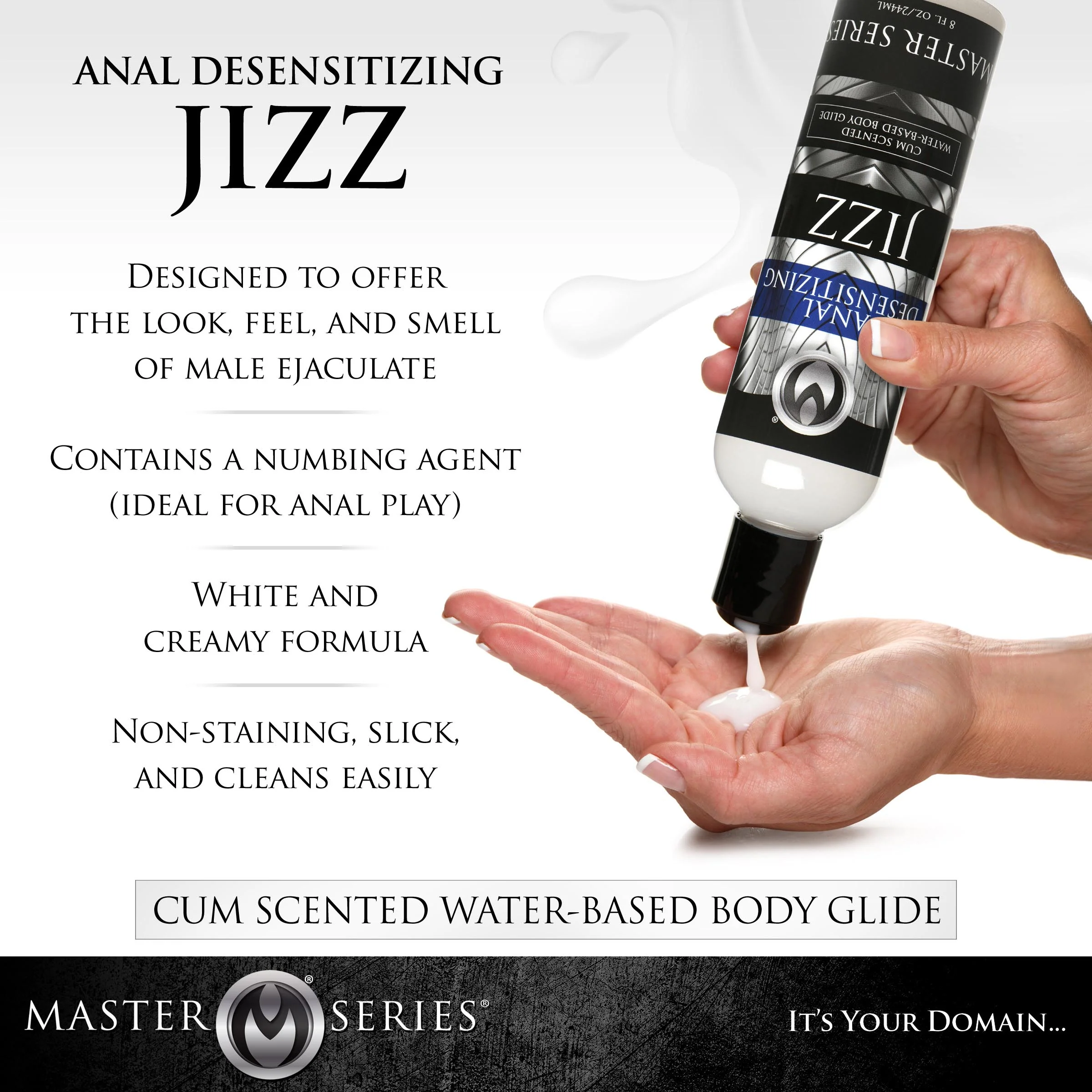 8.5oz Jizz Cum Scented Desensitizing Lube - Image 3