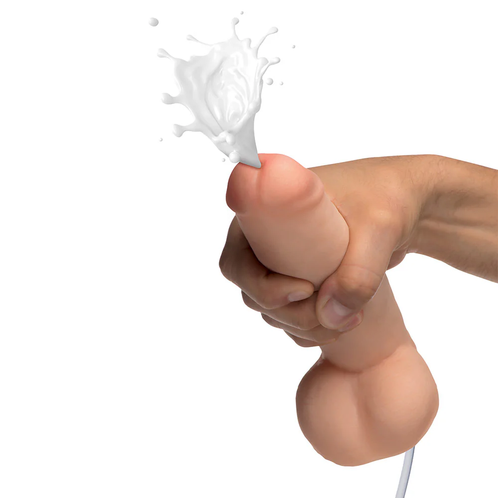 8 Inch Realistic Dual Density Squirting Dildo - Image 3