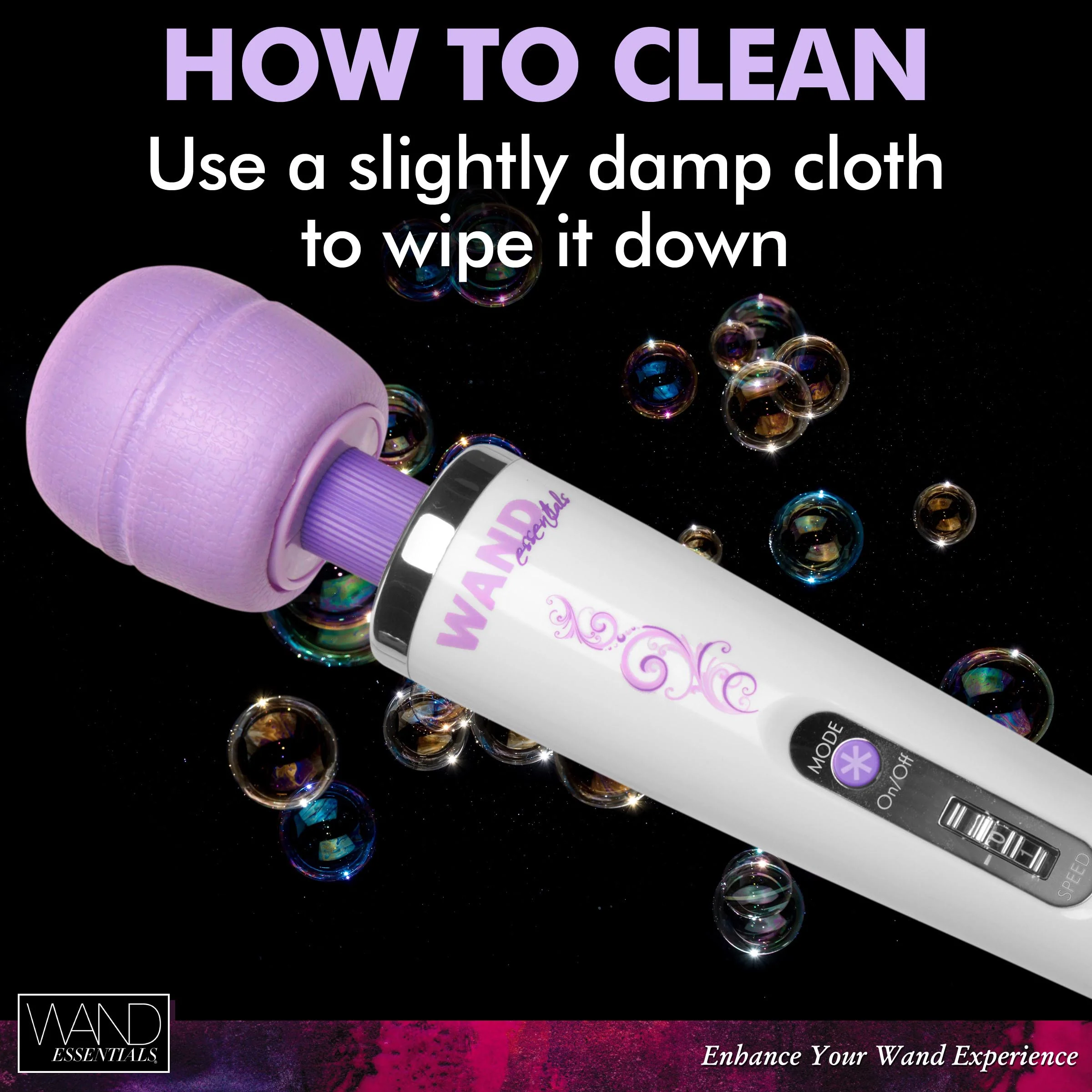 8-Speed & 8-Function Wand Massager - 110v US - Image 5