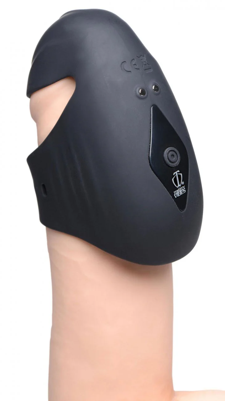 8X Vibrating Silicone Penis Head Stimulator - Image 4