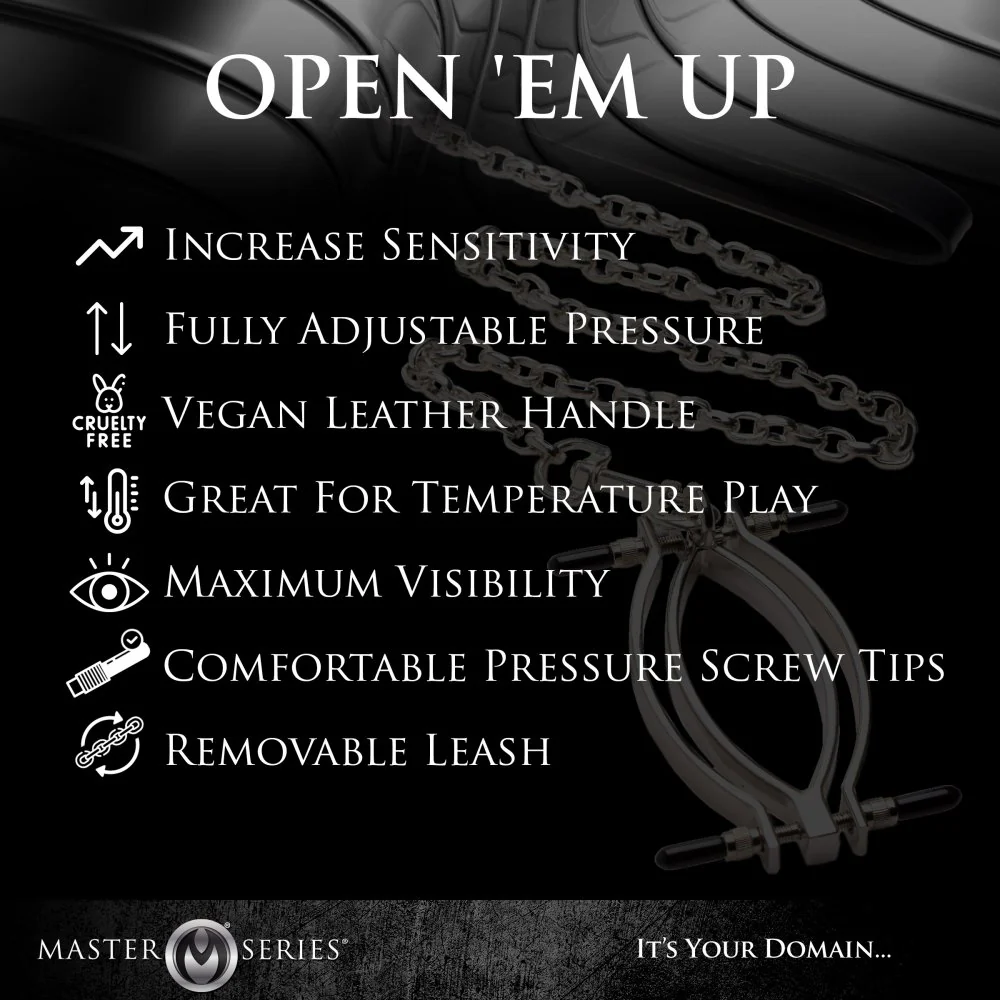 Adjustable Vaginal Clamp with Leash - Image 5