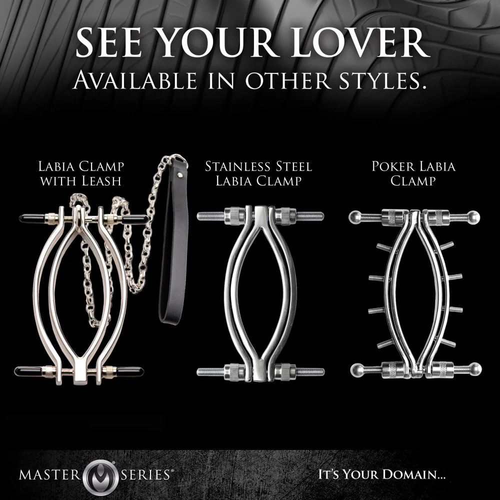 Adjustable Vaginal Clamp with Leash - Image 8