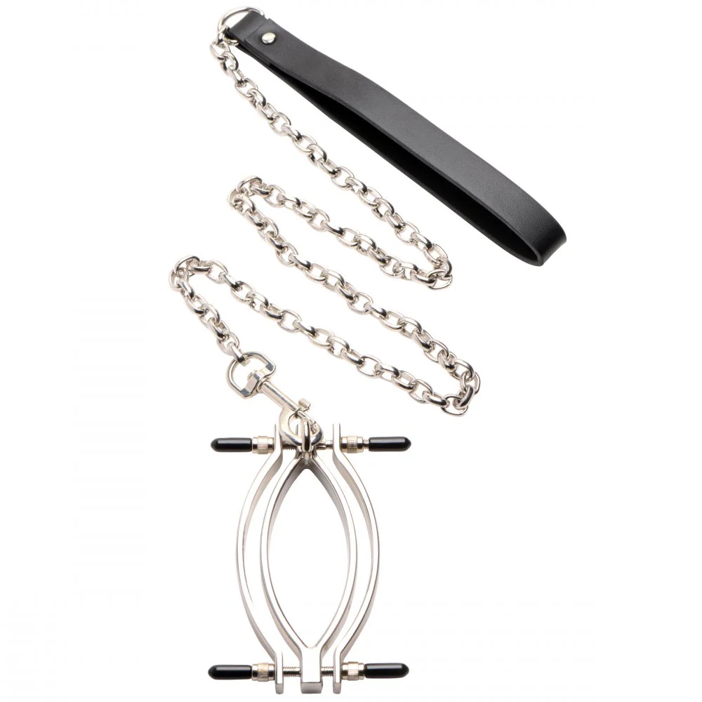 Adjustable Vaginal Clamp with Leash - Image 9