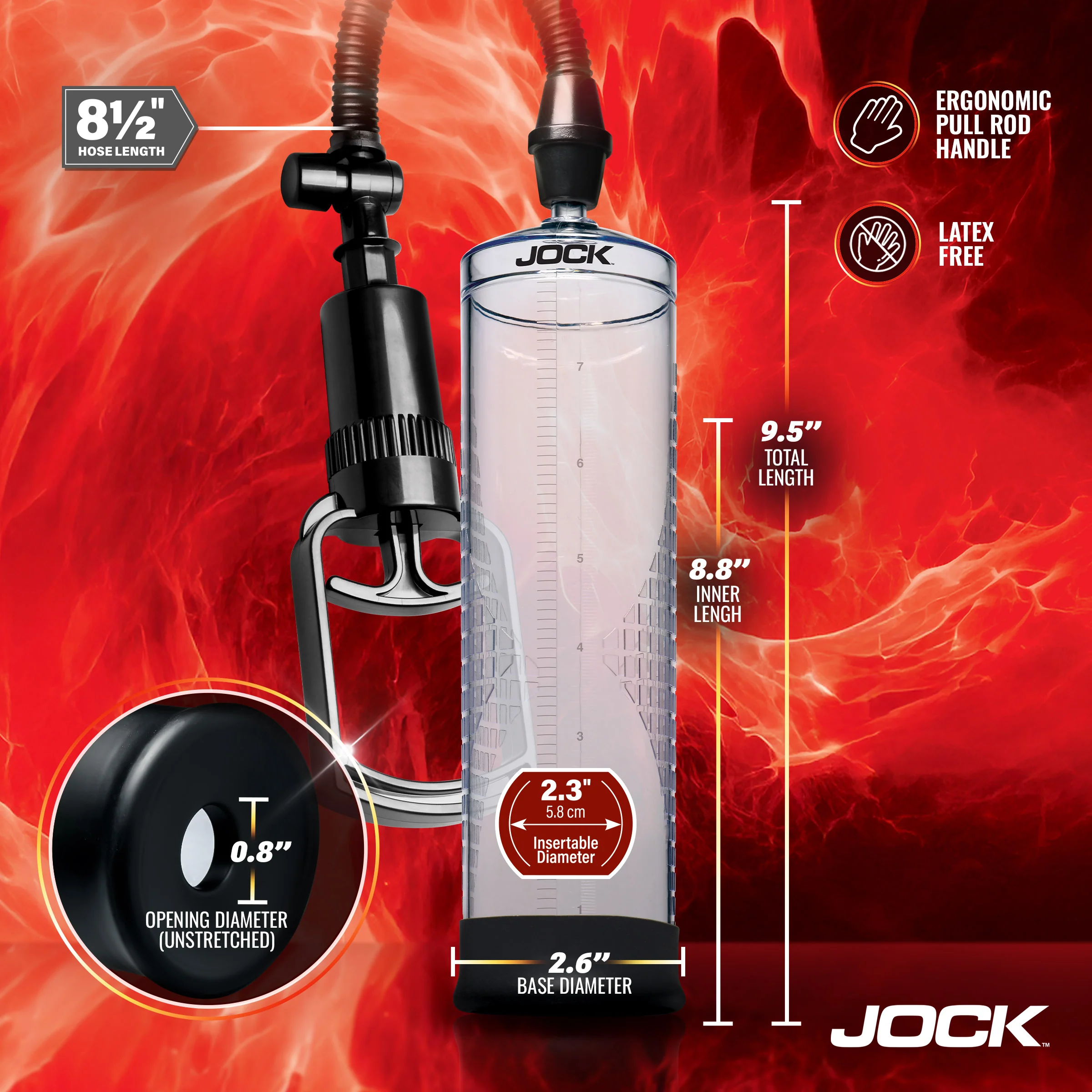 Amp Up Penis Pump with Pull Handle - Image 4