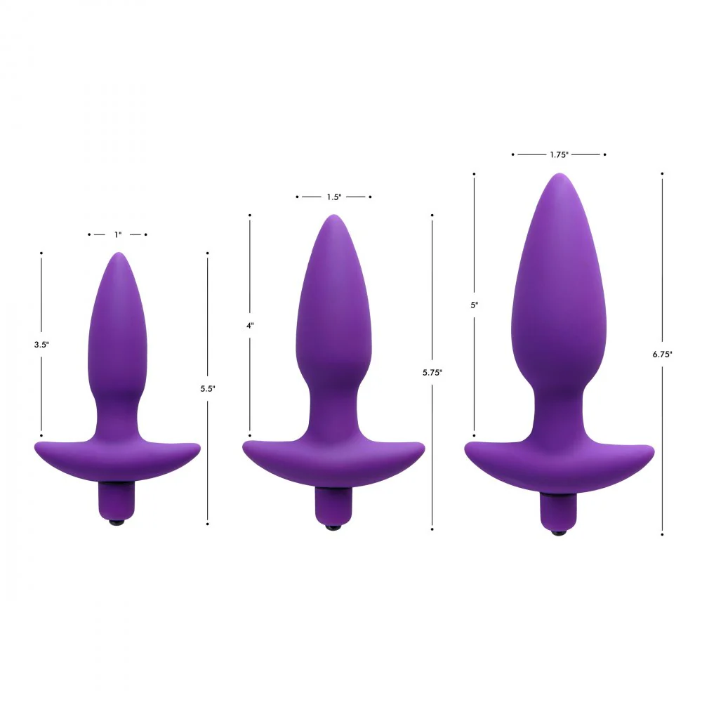 Aria Silicone Vibrating Anal Plug - Image 3