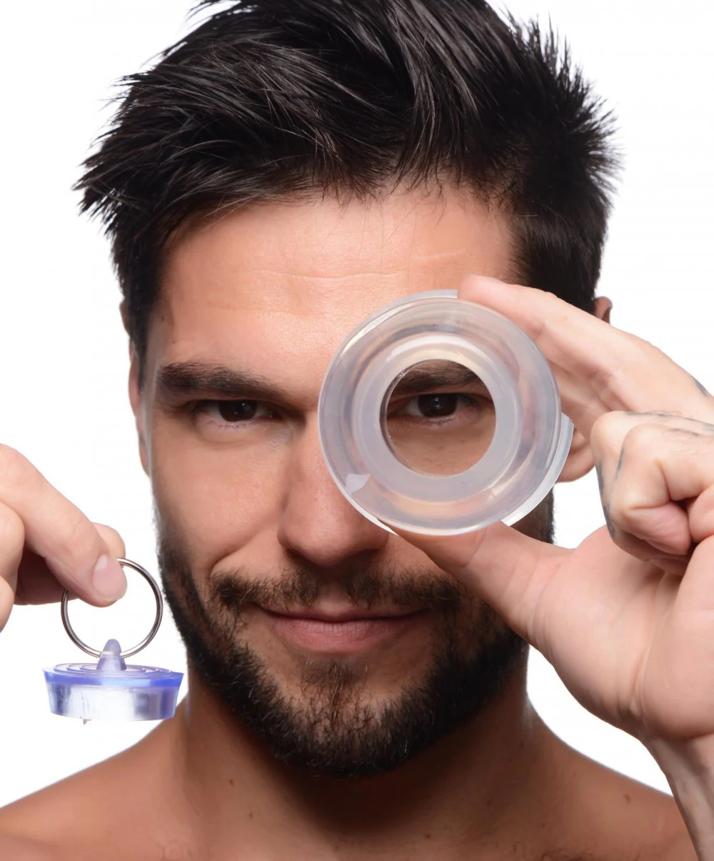 Ass Bung Clear Hollow Anal Dilator with Plug - Image 3