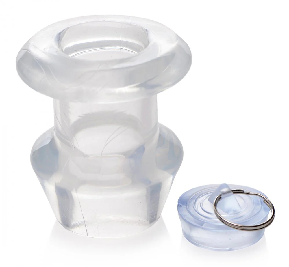 Ass Bung Clear Hollow Anal Dilator with Plug - Image 4
