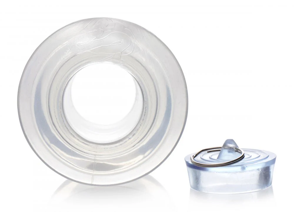 Ass Bung Clear Hollow Anal Dilator with Plug - Image 5