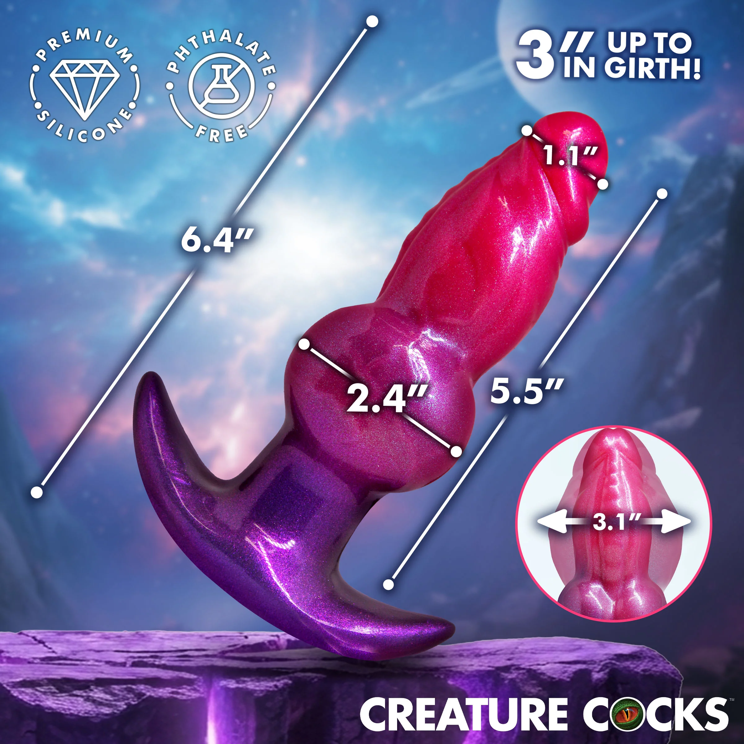 Astro Inflatable Silicone Anal Plug - Image 5