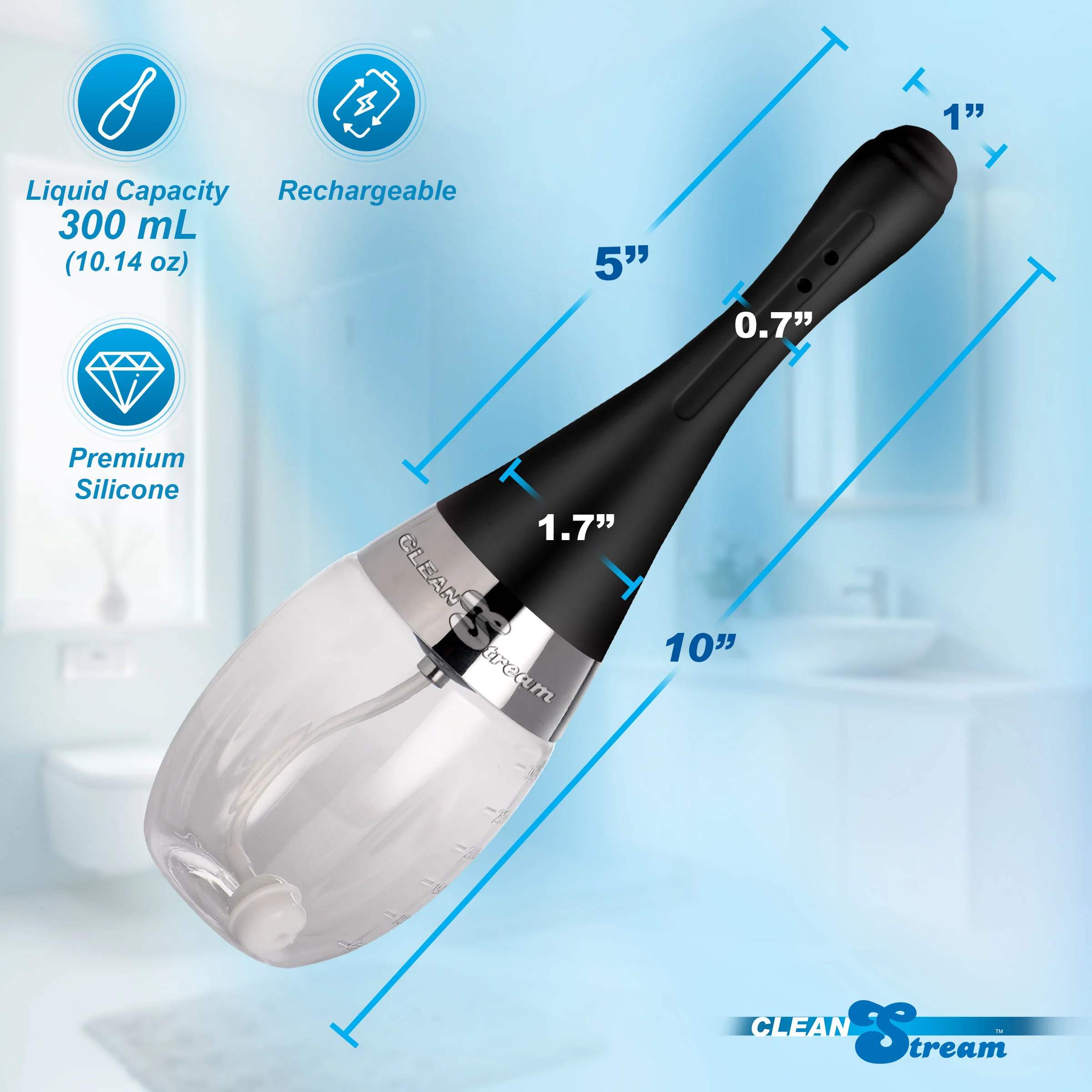 Automatic Enema Bulb with 5 Jet Premium Silicone Nozzle - Image 6