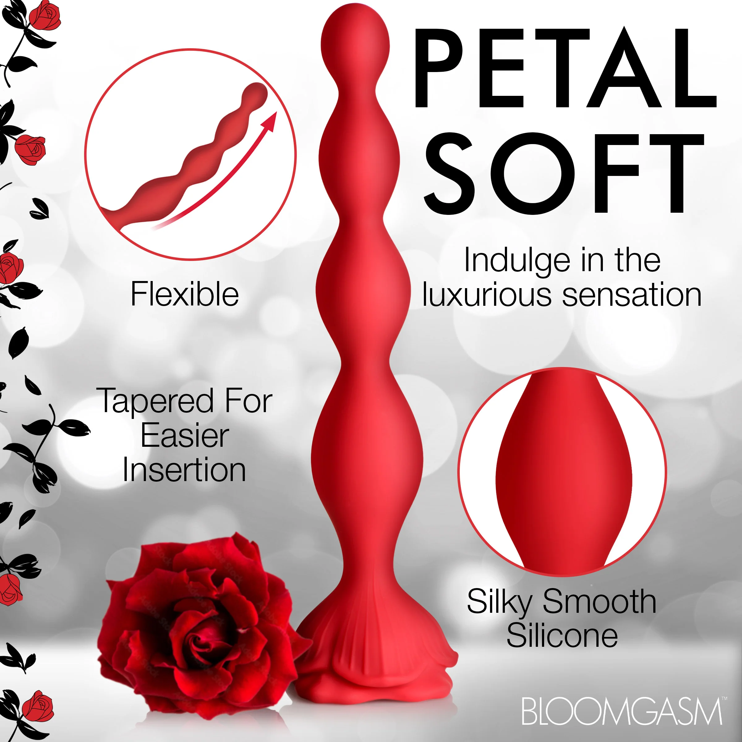 Beaded Rose Vibrator - Image 3