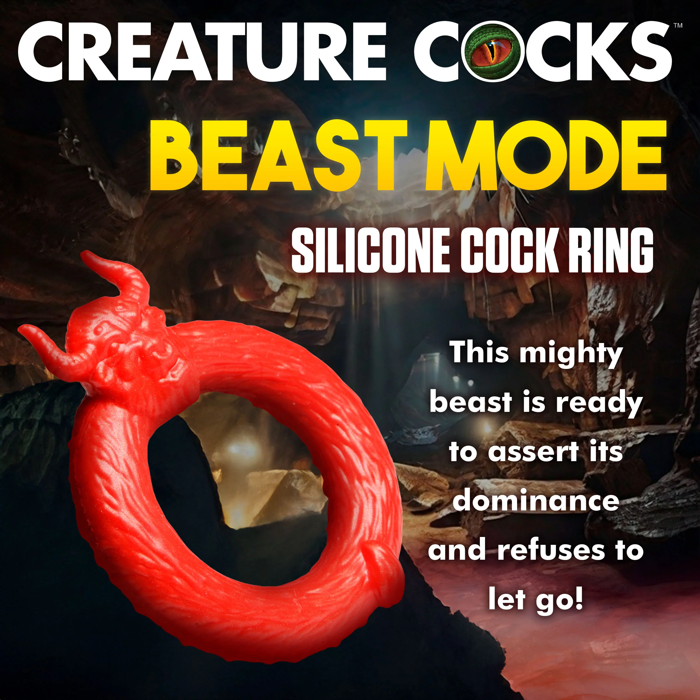 Beast Mode Silicone Cock Ring - Image 2