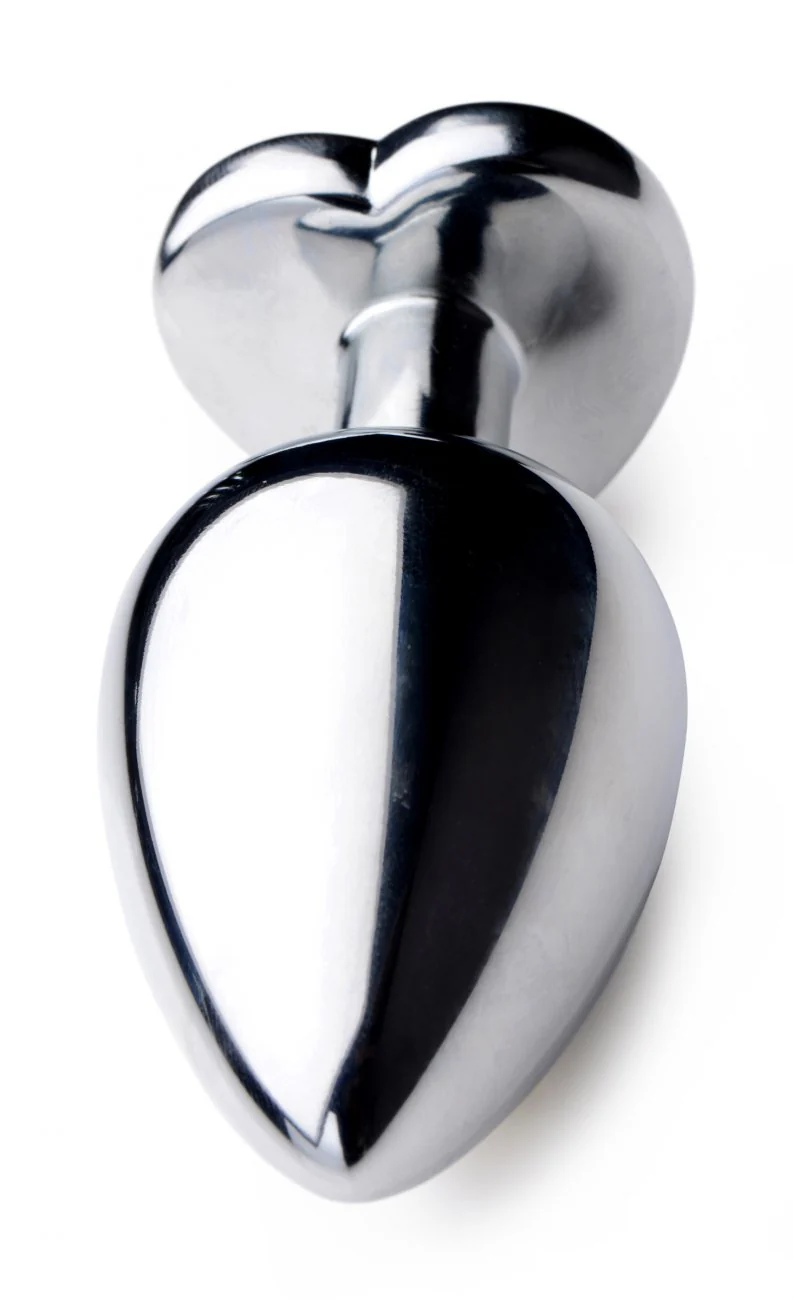 Black Heart Gem Anal Plug - Image 6
