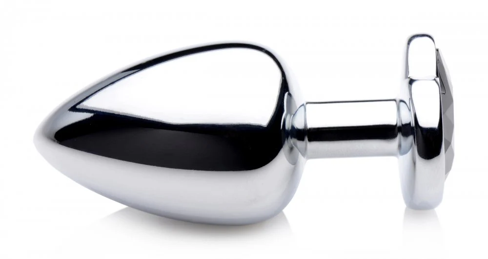 Black Heart Gem Anal Plug - Image 7