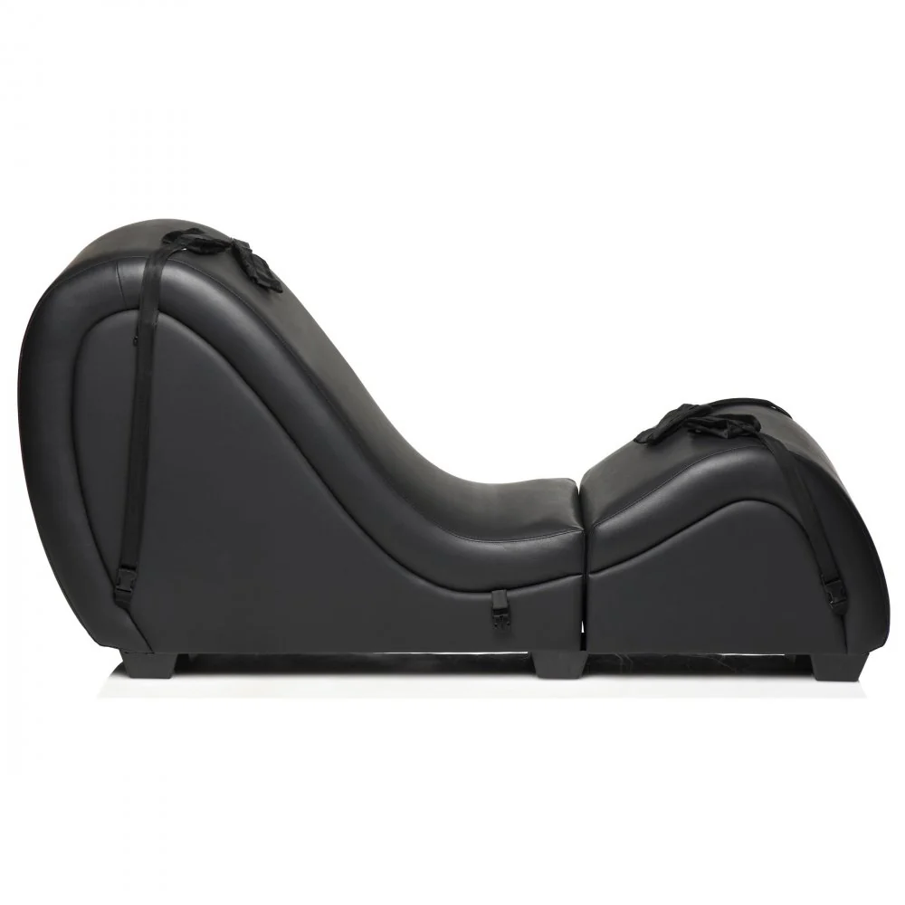 Black Kinky Couch Sex Chaise with Love Pillows - Image 22