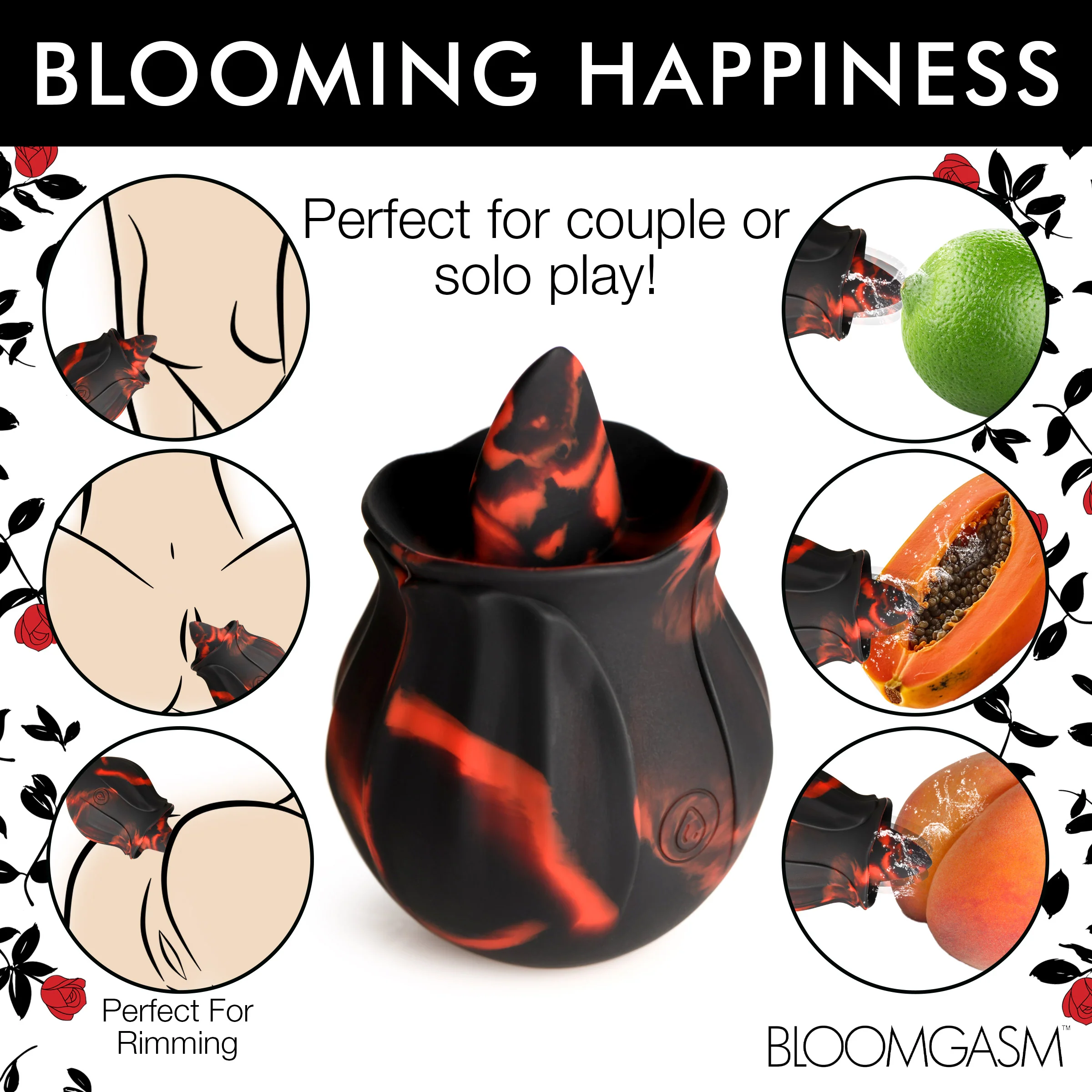 Black Kiss Rimming Rose - Image 4