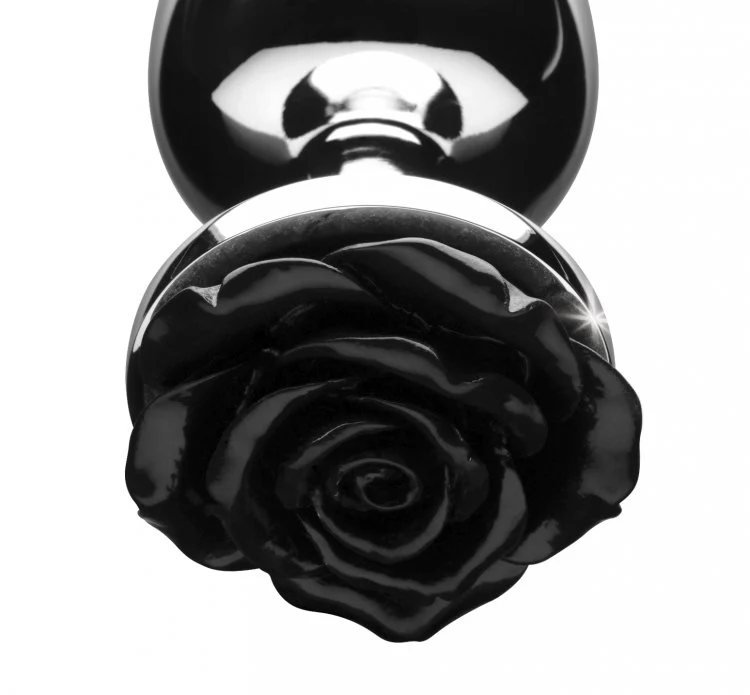Black Rose Anal Plug - Image 3