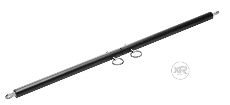 Black Steel Bondage Spreader Bar - Image 3