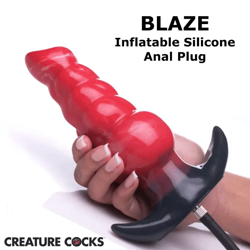 Blaze Inflatable Silicone Anal Plug - Image 2