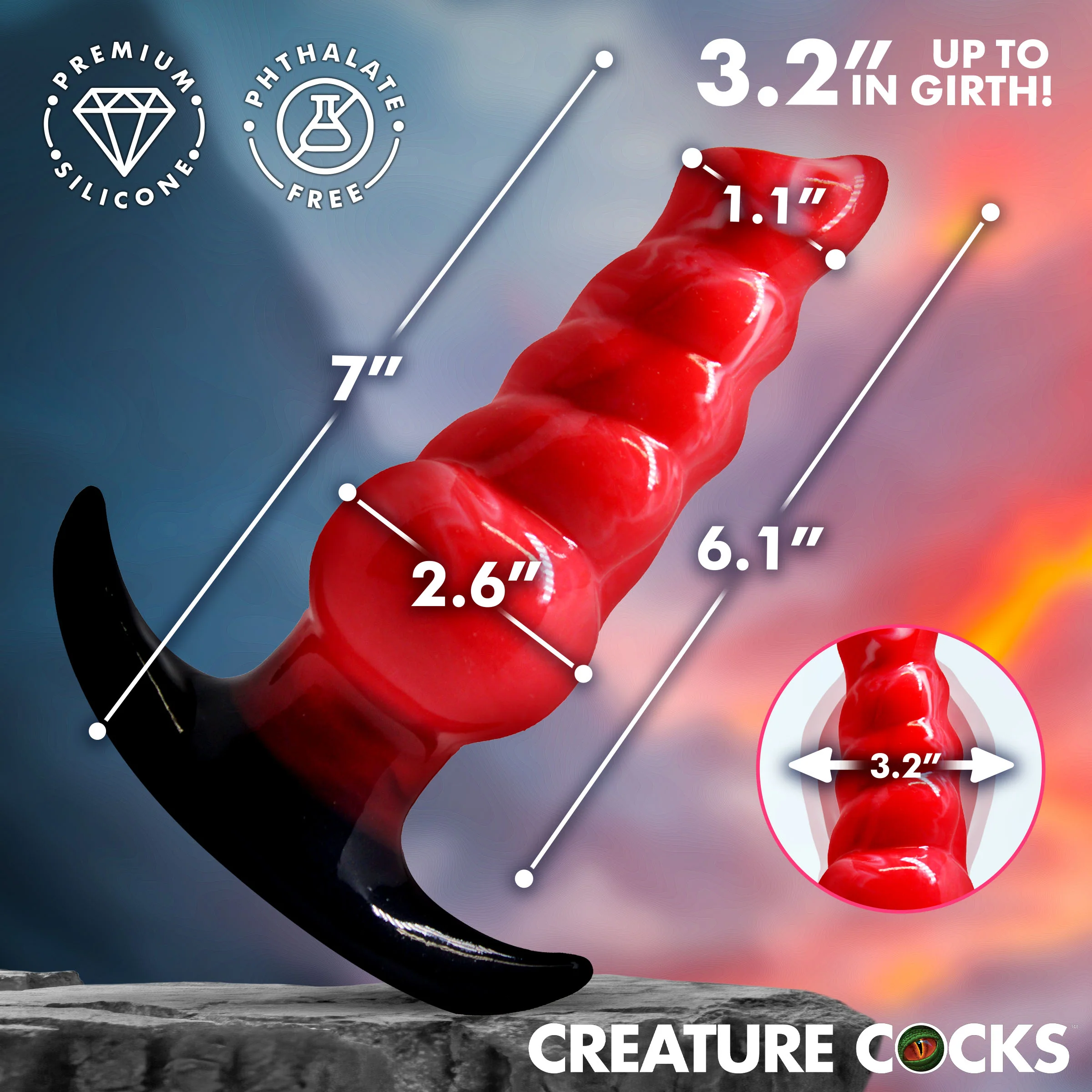 Blaze Inflatable Silicone Anal Plug - Image 5