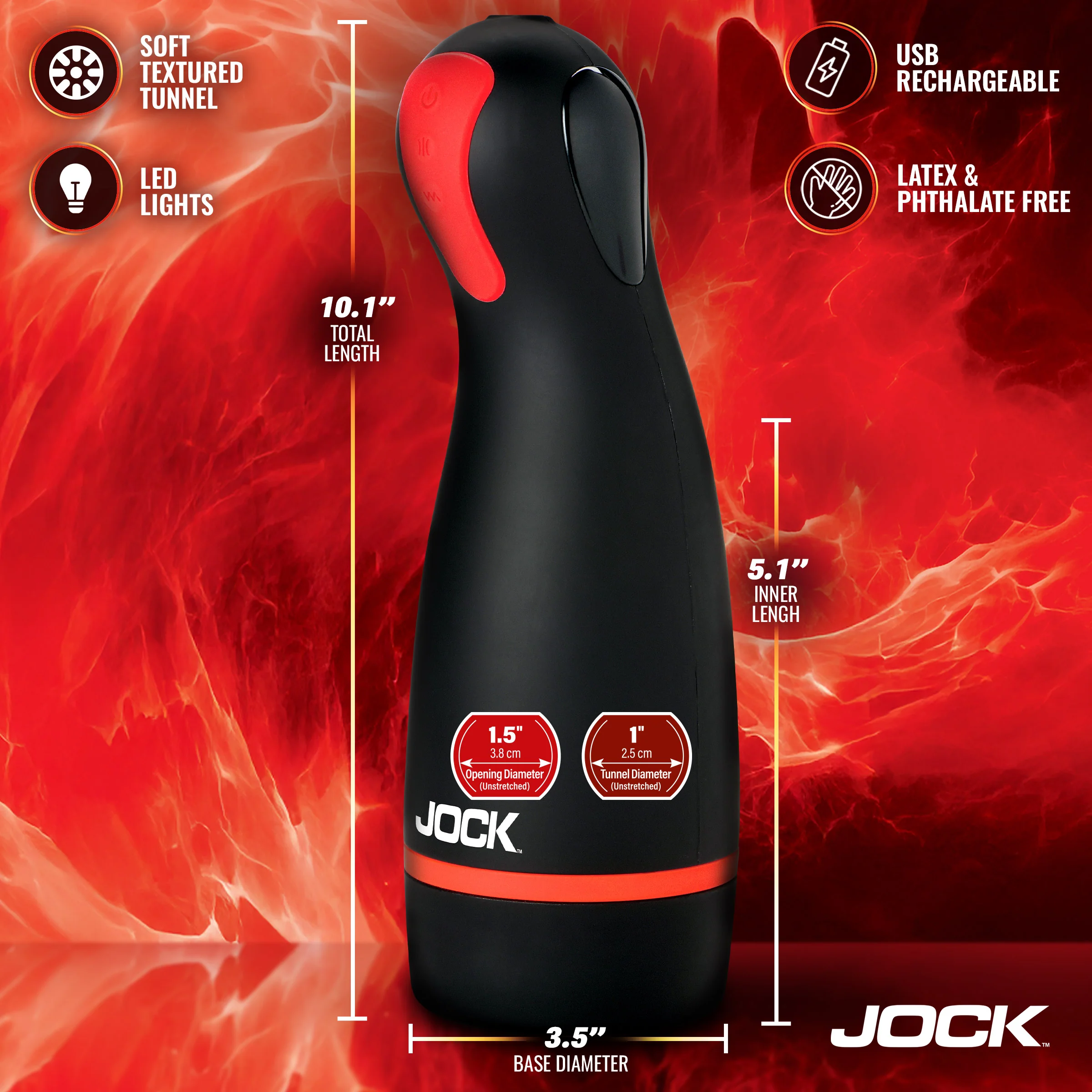 Blaze Vibrating, Sucking, & Warming Masturbator - Image 6