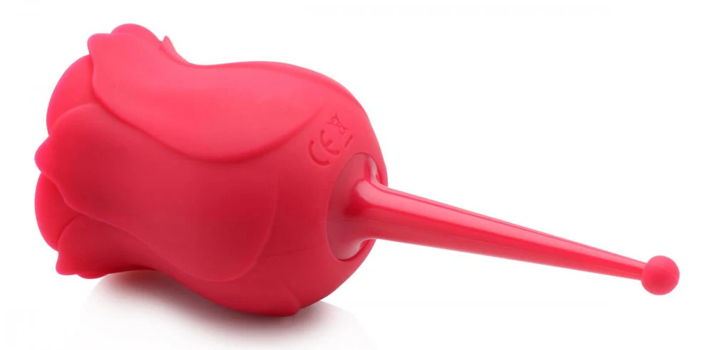 Bloomgasm Rose Buzz 7X Silicone Clit Stimulator and Vibrator - Image 5
