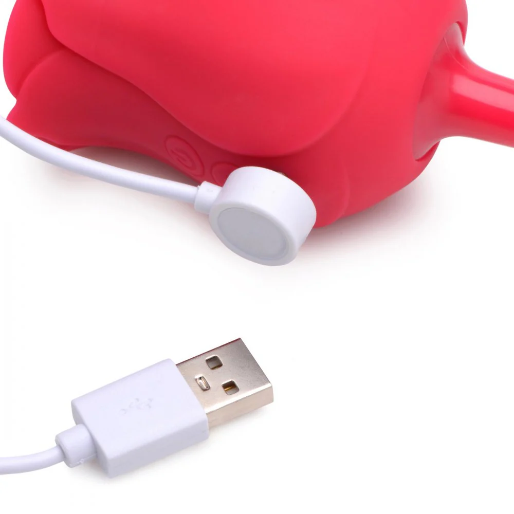 Bloomgasm Rose Buzz 7X Silicone Clit Stimulator and Vibrator - Image 6