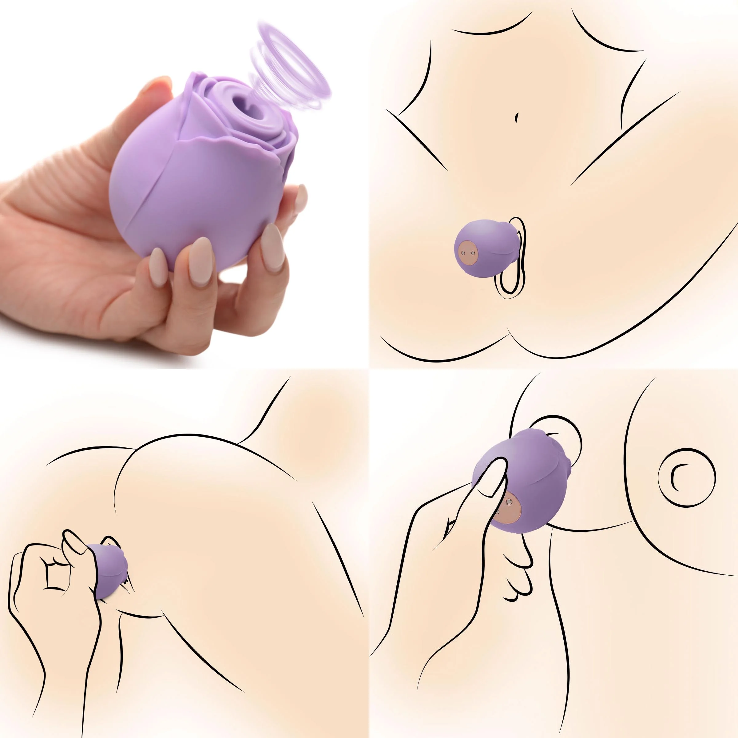 Bloomgasm Wild Rose 10X Suction Clit Stimulator - Image 3