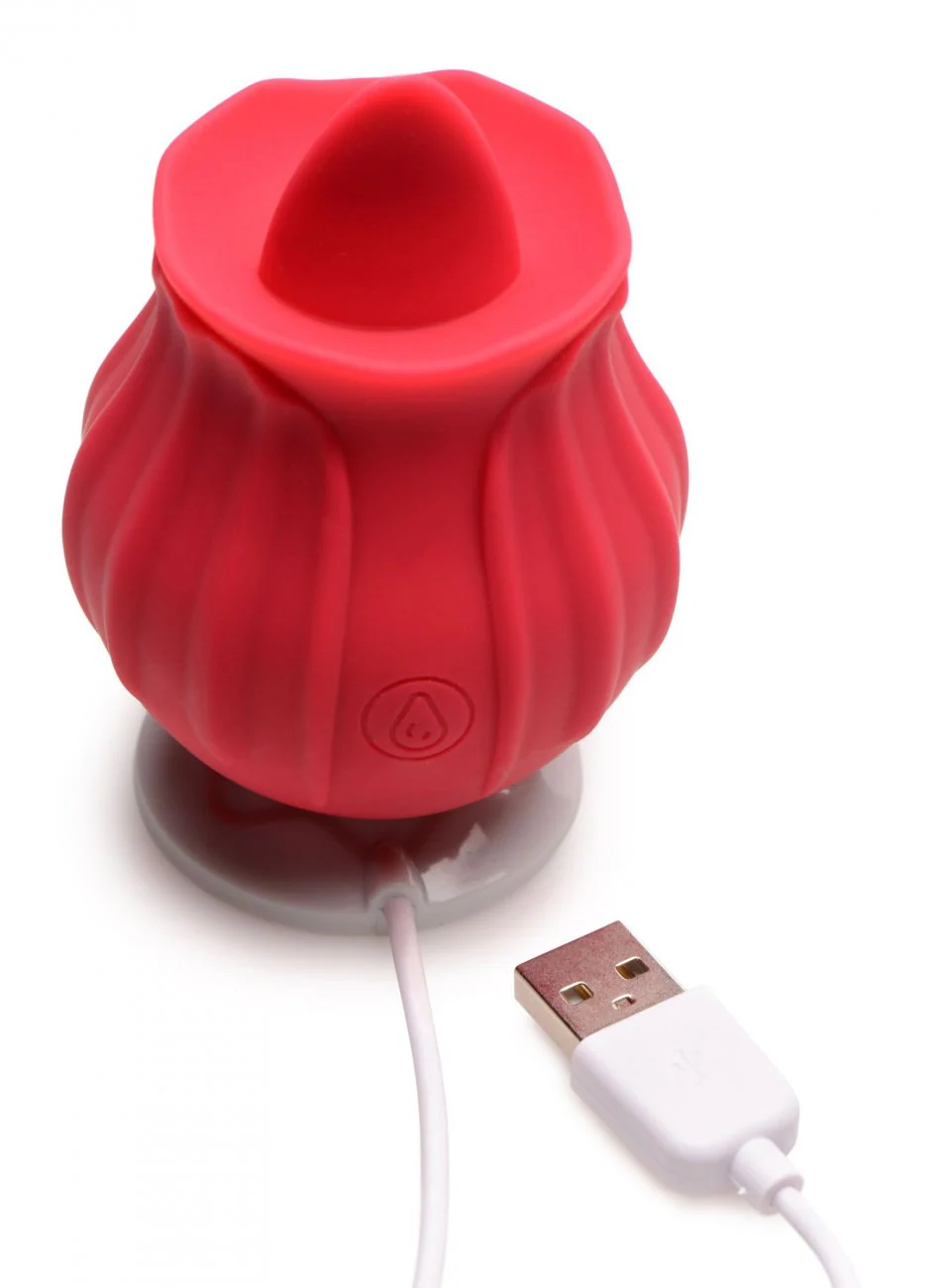 Bloomgasm Wild Violet 10X Silicone Clit Licking Stimulator (Red) - Image 5