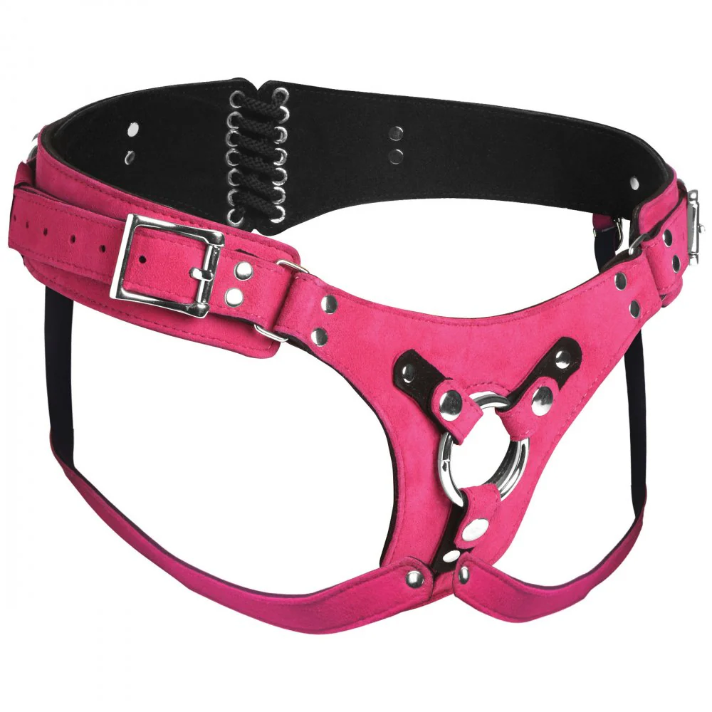 Bodice Deluxe Leather Corset Strap-On Harness - Image 2