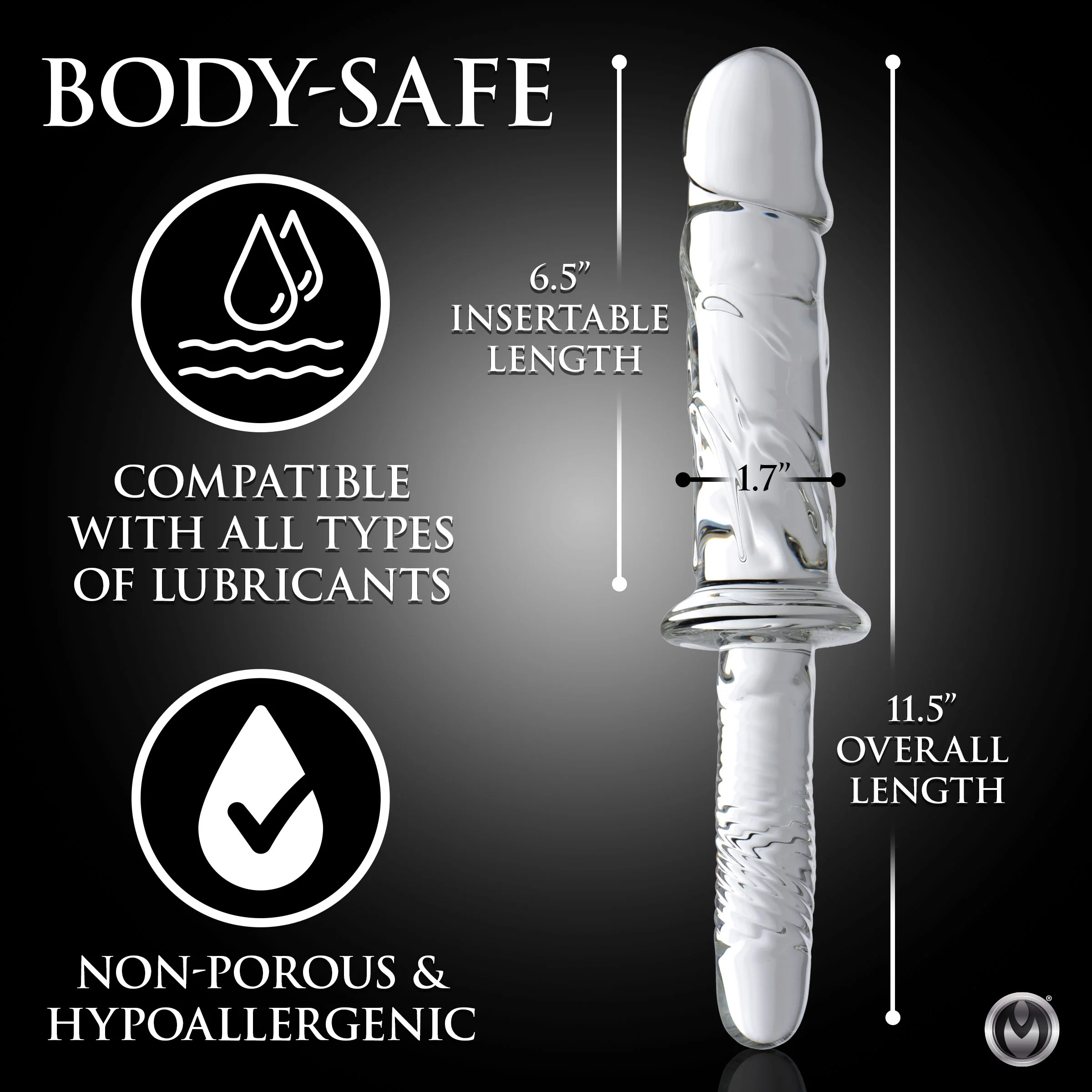 Brutus Glass Dildo Thruster - Image 5