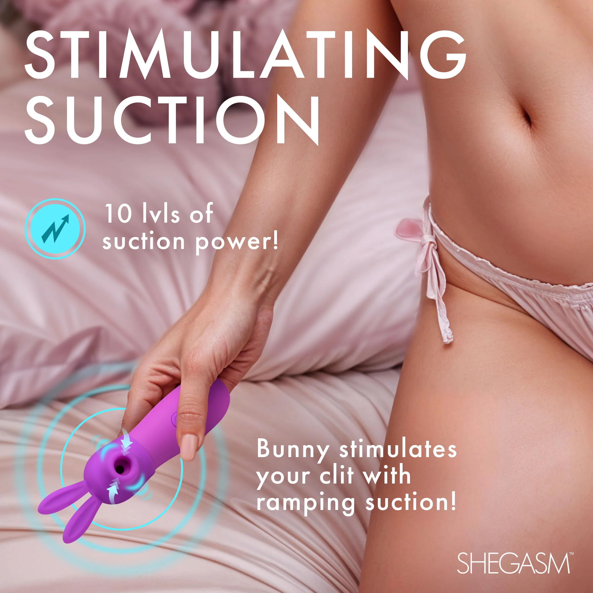 Bunny Sidekick Suction Clit Stimulator - Image 2