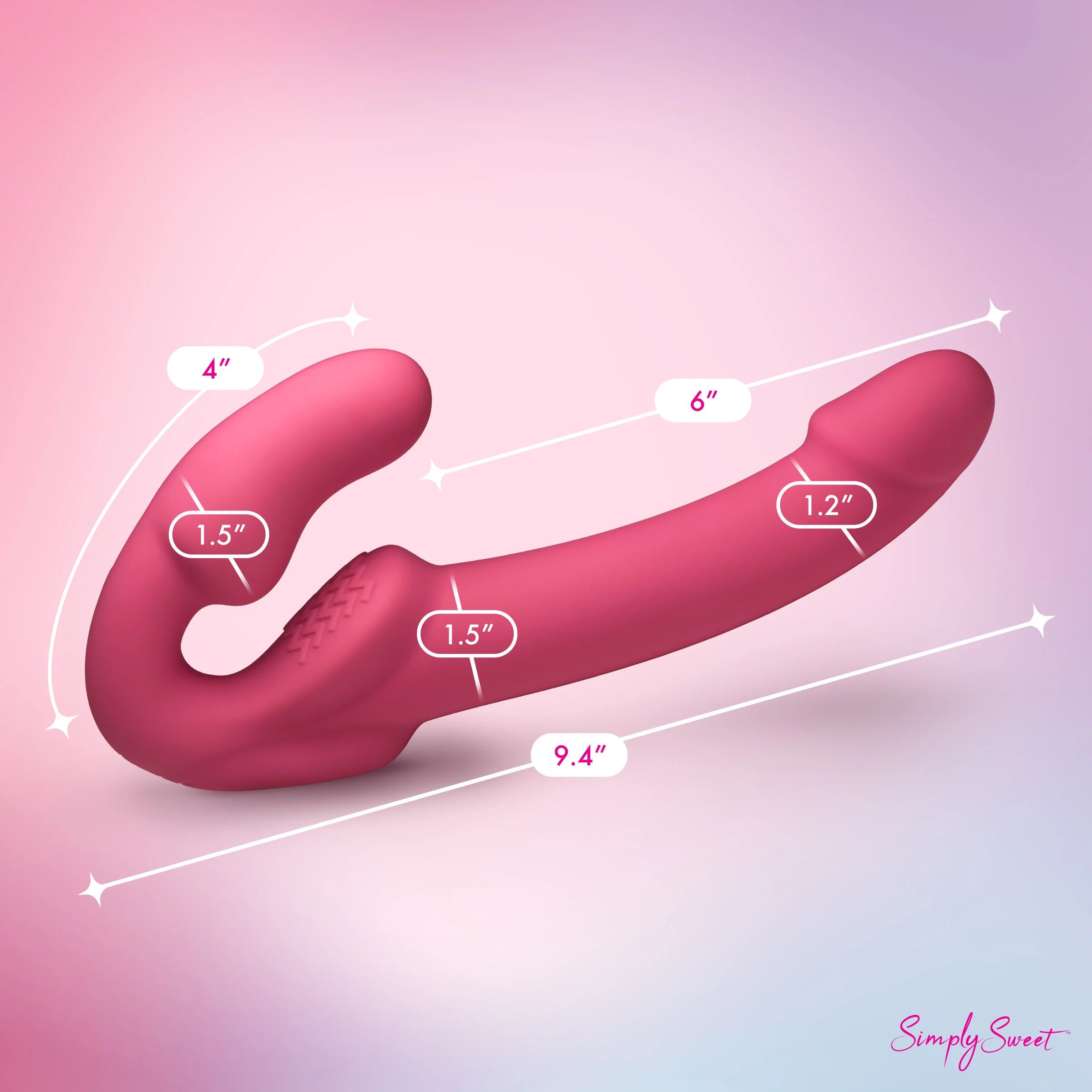 Vibrating Strapless Strap-On - Image 3