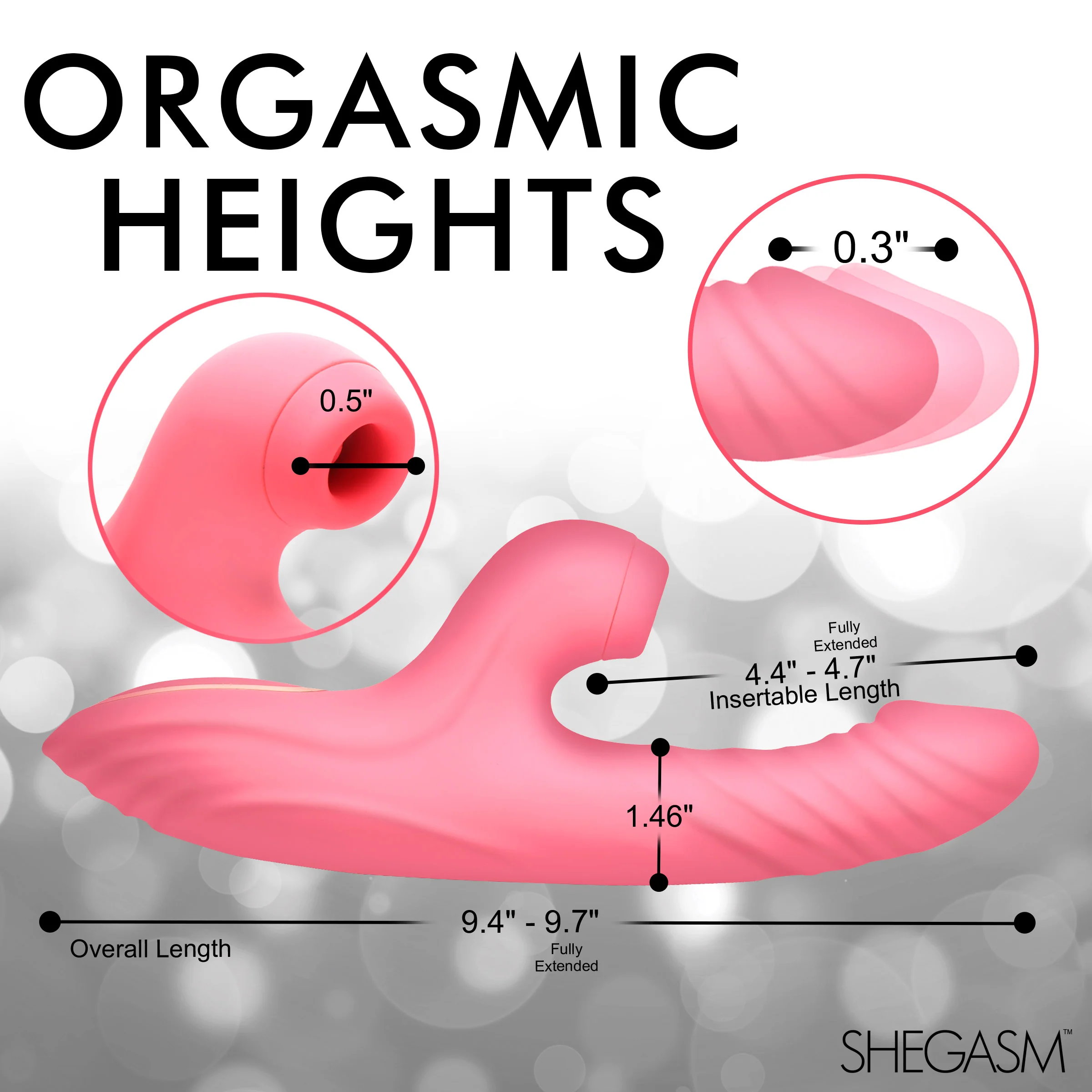 Candy-Thrust Silicone Thrusting and Sucking Rabbit Vibrator - Image 5