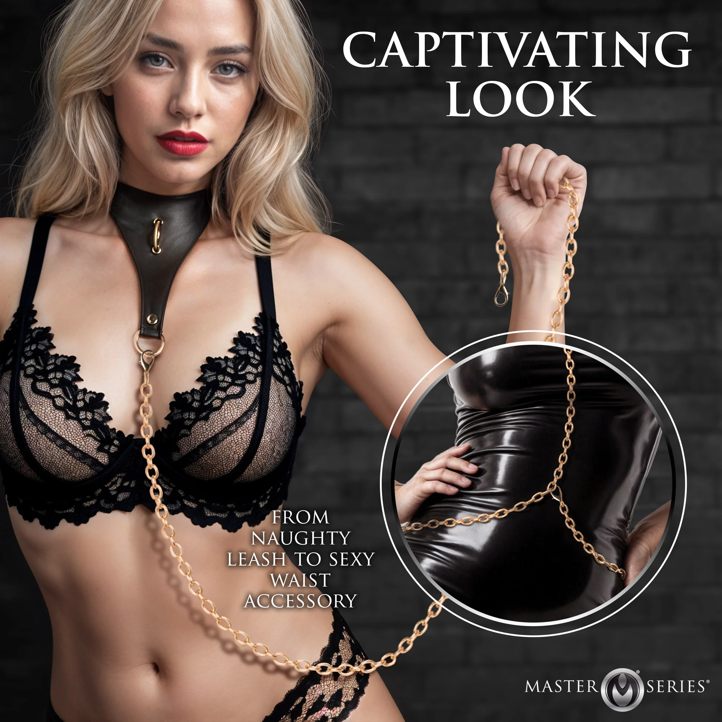 Captivate Collar with Body Chain - Image 3