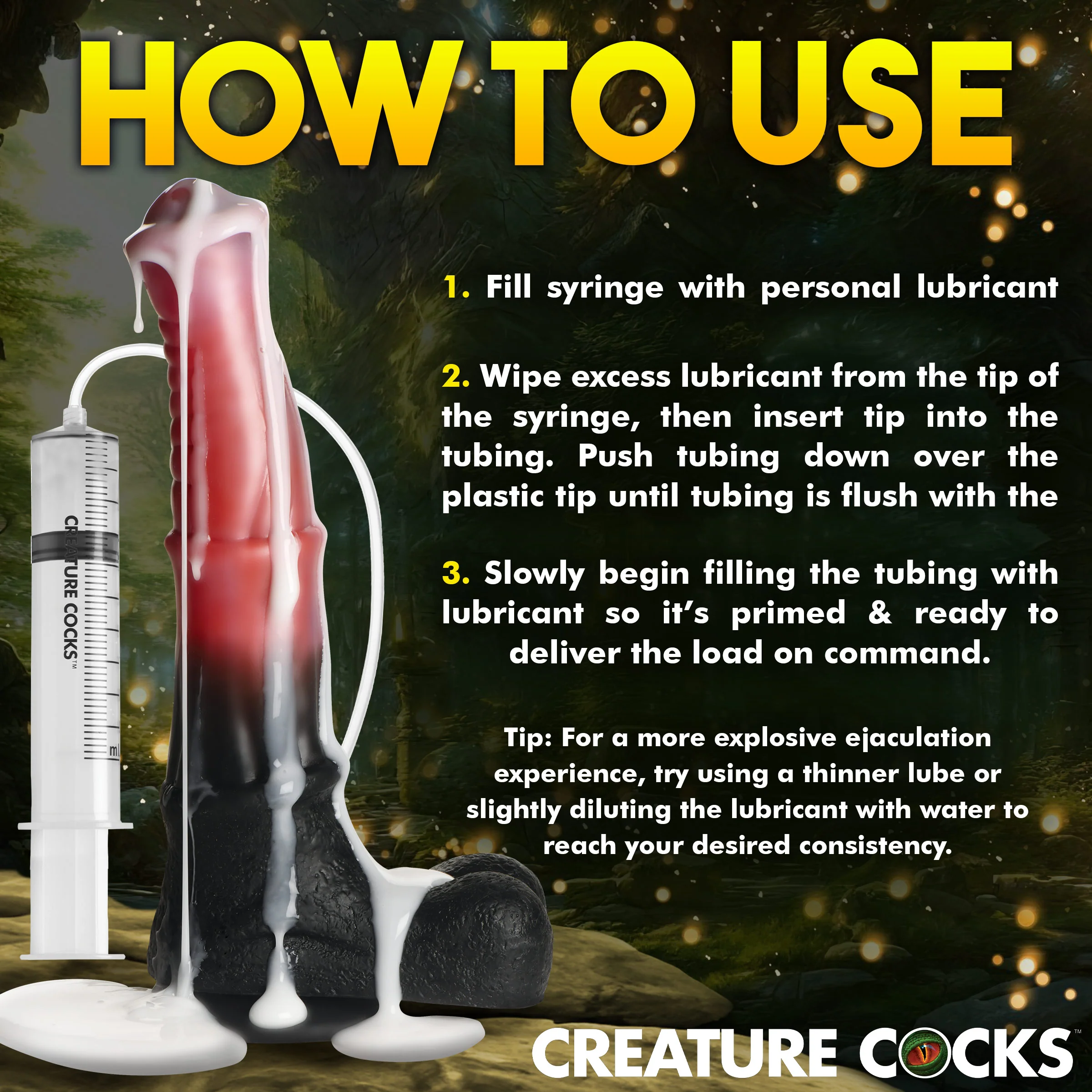 Centaur Explosion Squirting Silicone Dildo - Image 8