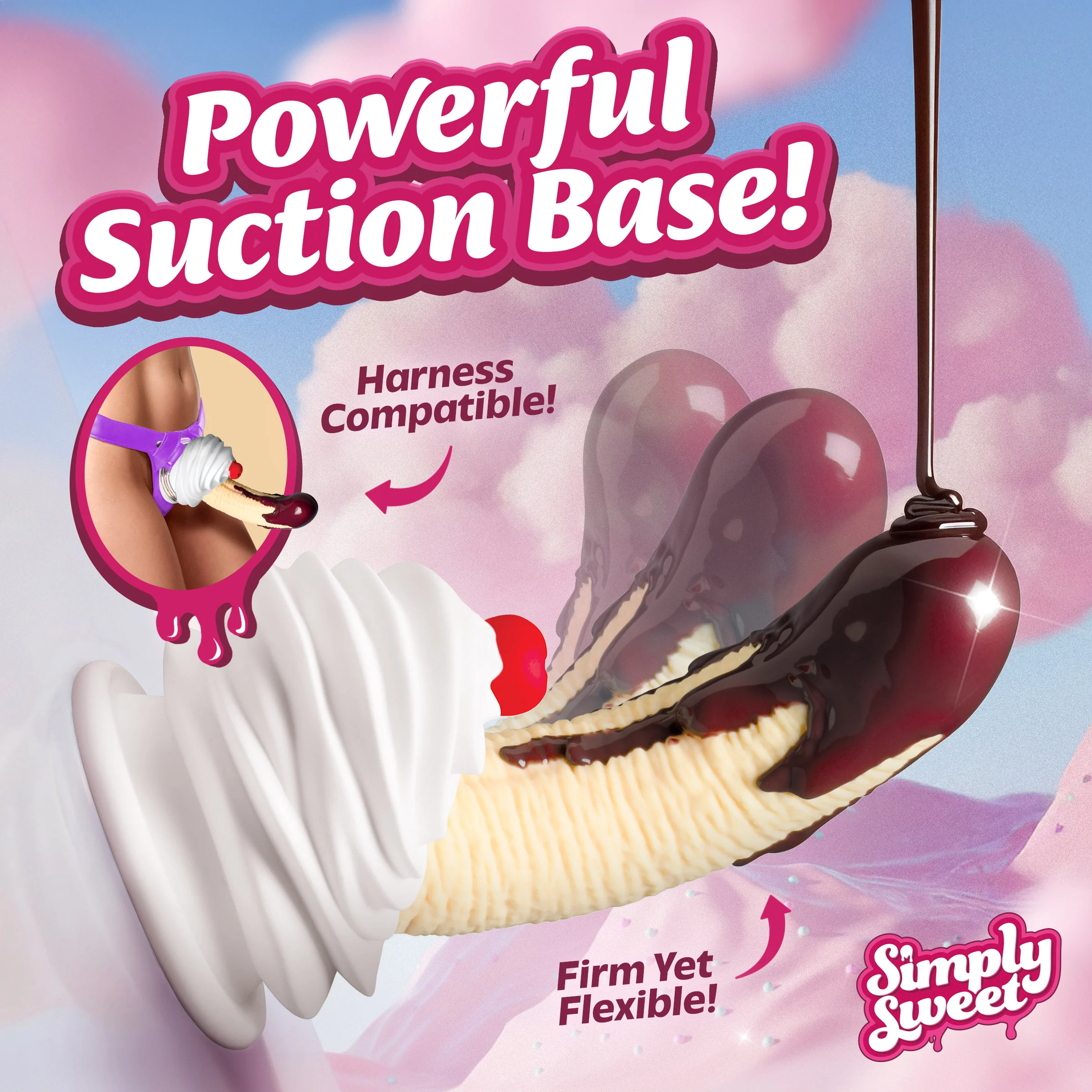 Chocolate Dipped Banana Split Premium Silicone Dildo - Image 3