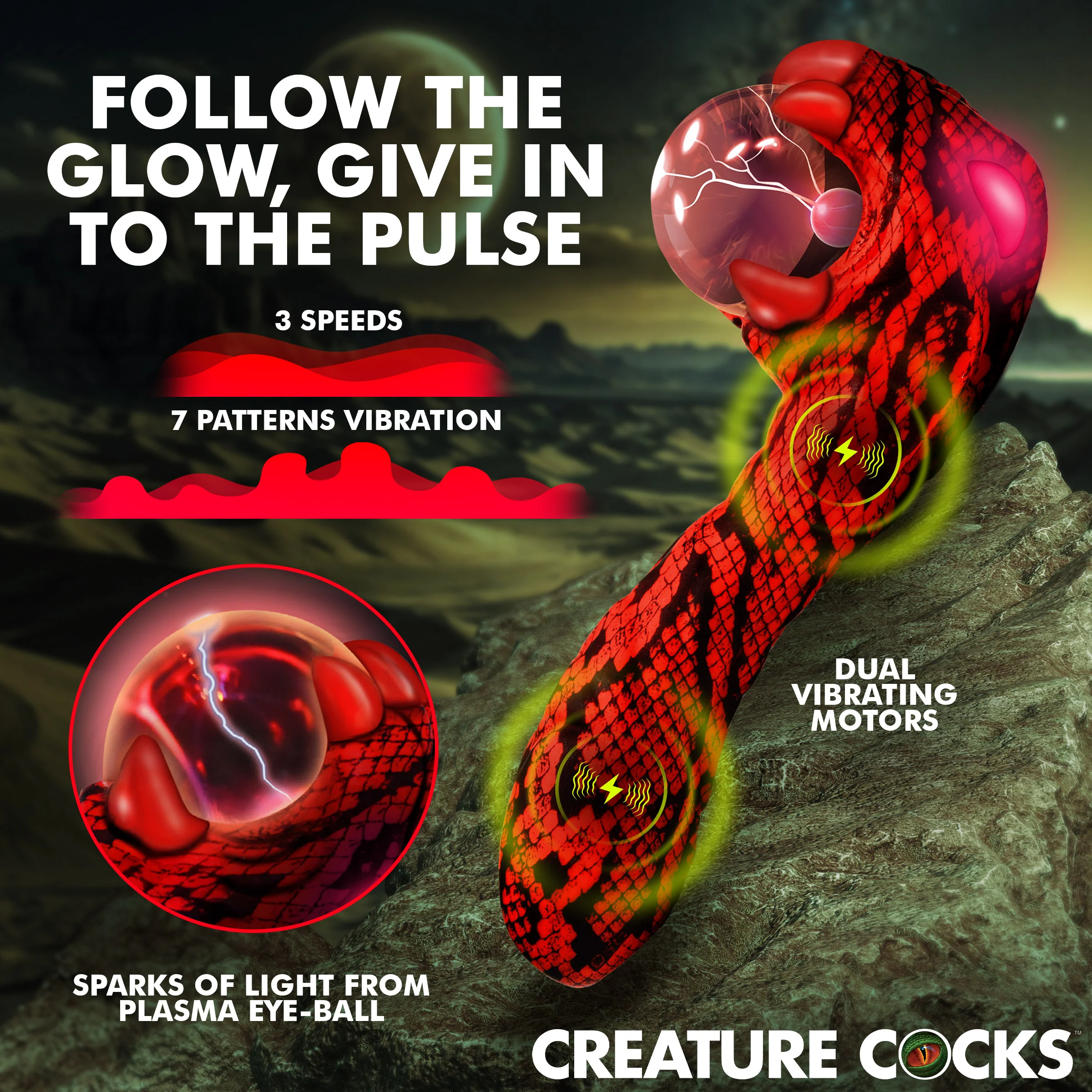 Cobra Silicone Plasma Vibrator - Image 3