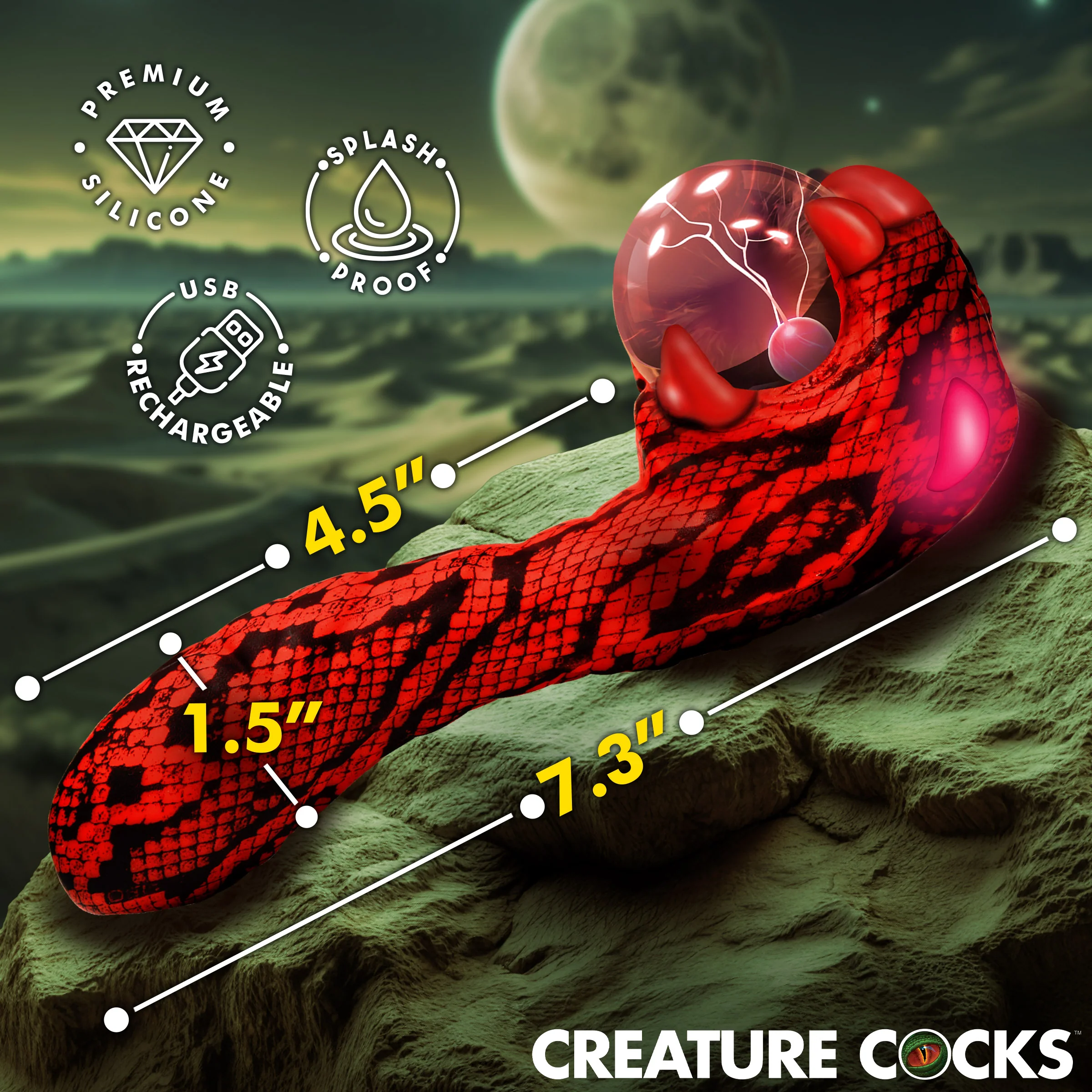 Cobra Silicone Plasma Vibrator - Image 5