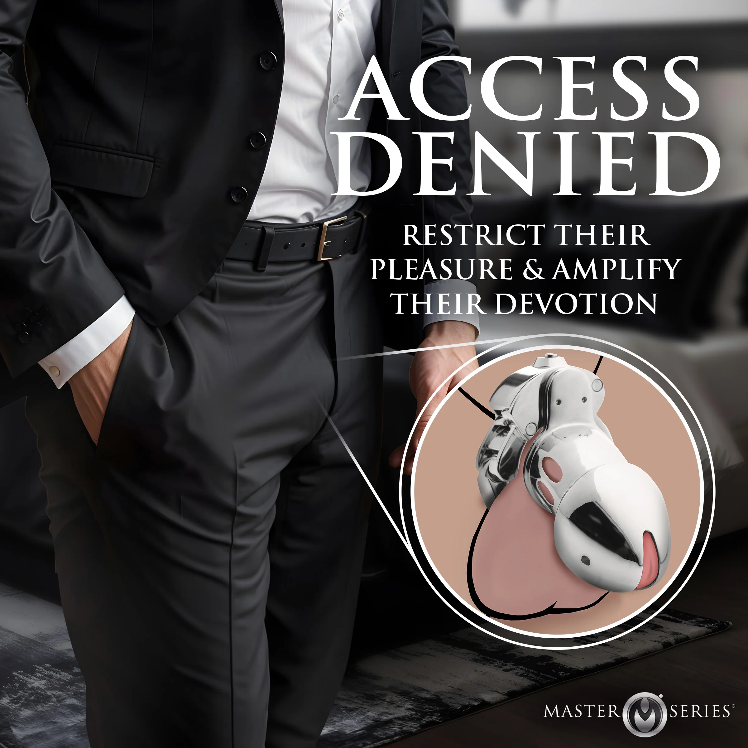 Cock Cuff Snap-On Chastity Cage - Image 3