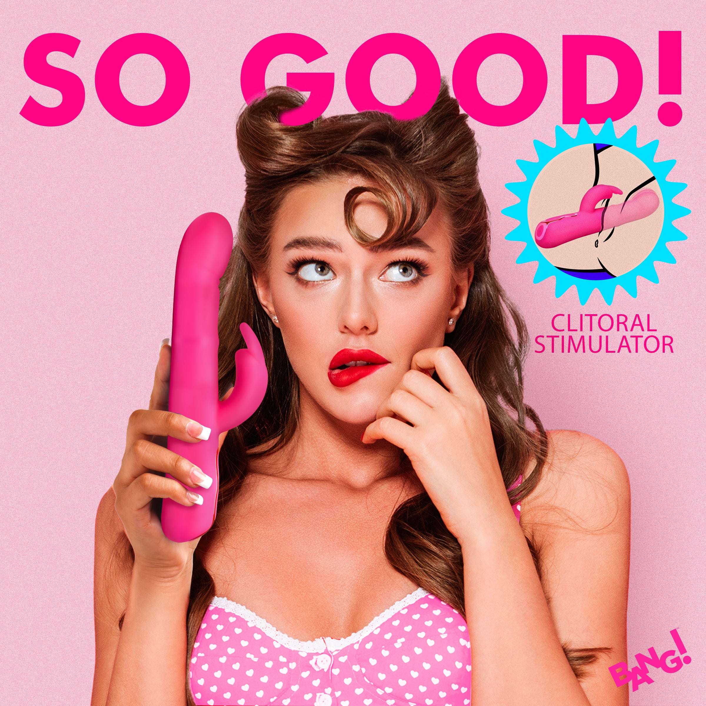 Come-Hither Beaded Silicone Rabbit Vibrator - Image 3