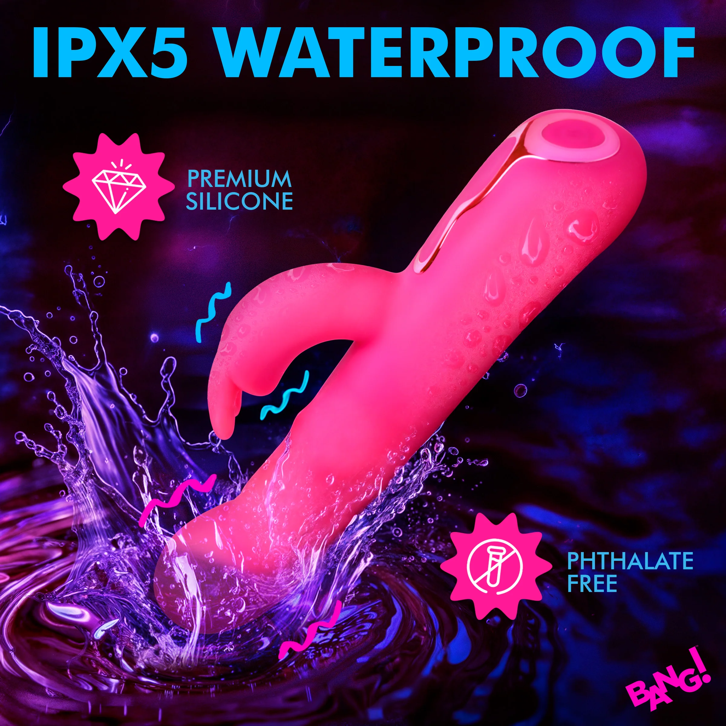 Come-Hither Beaded Silicone Rabbit Vibrator - Image 5