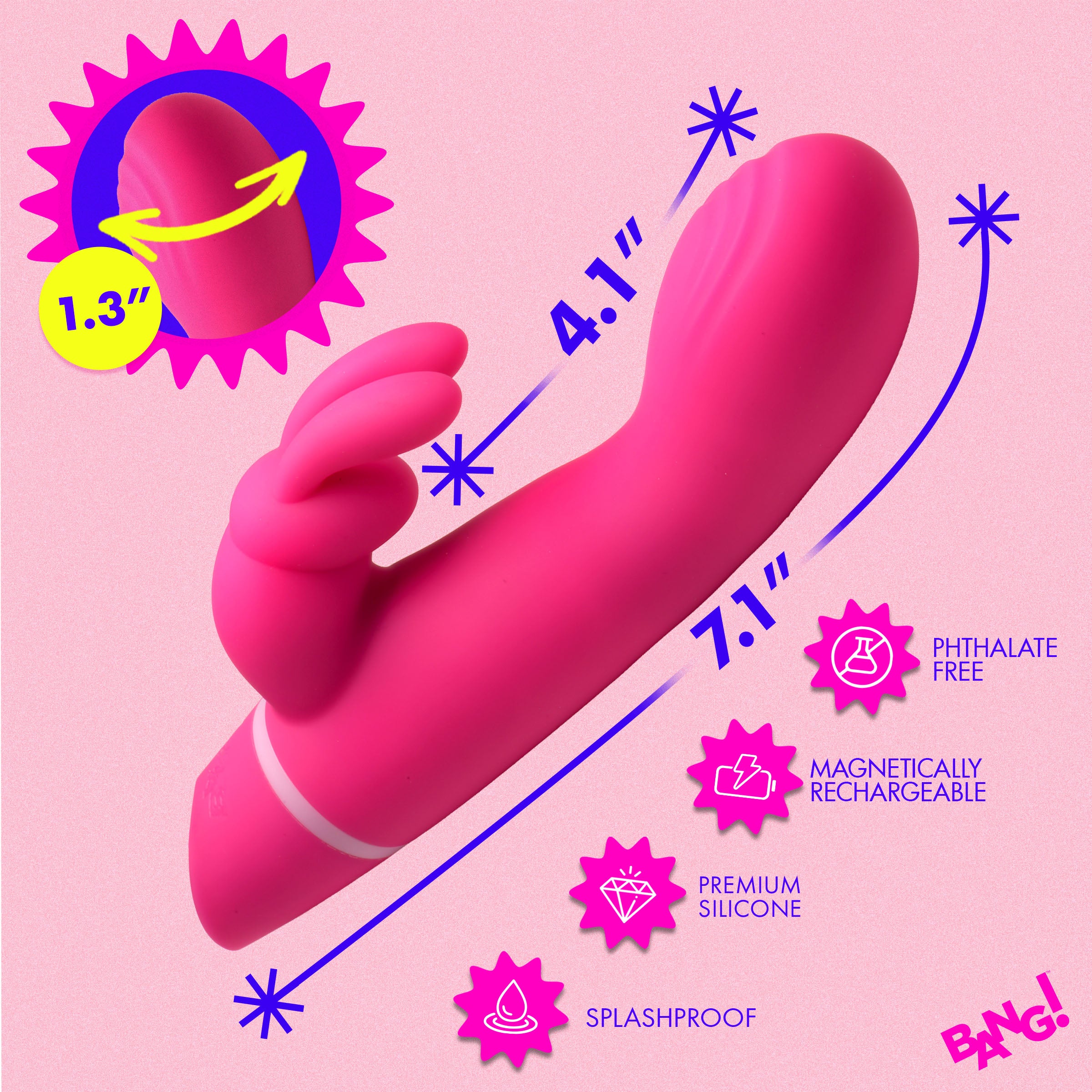 Come Hither Silicone Rabbit Vibrator - Image 5