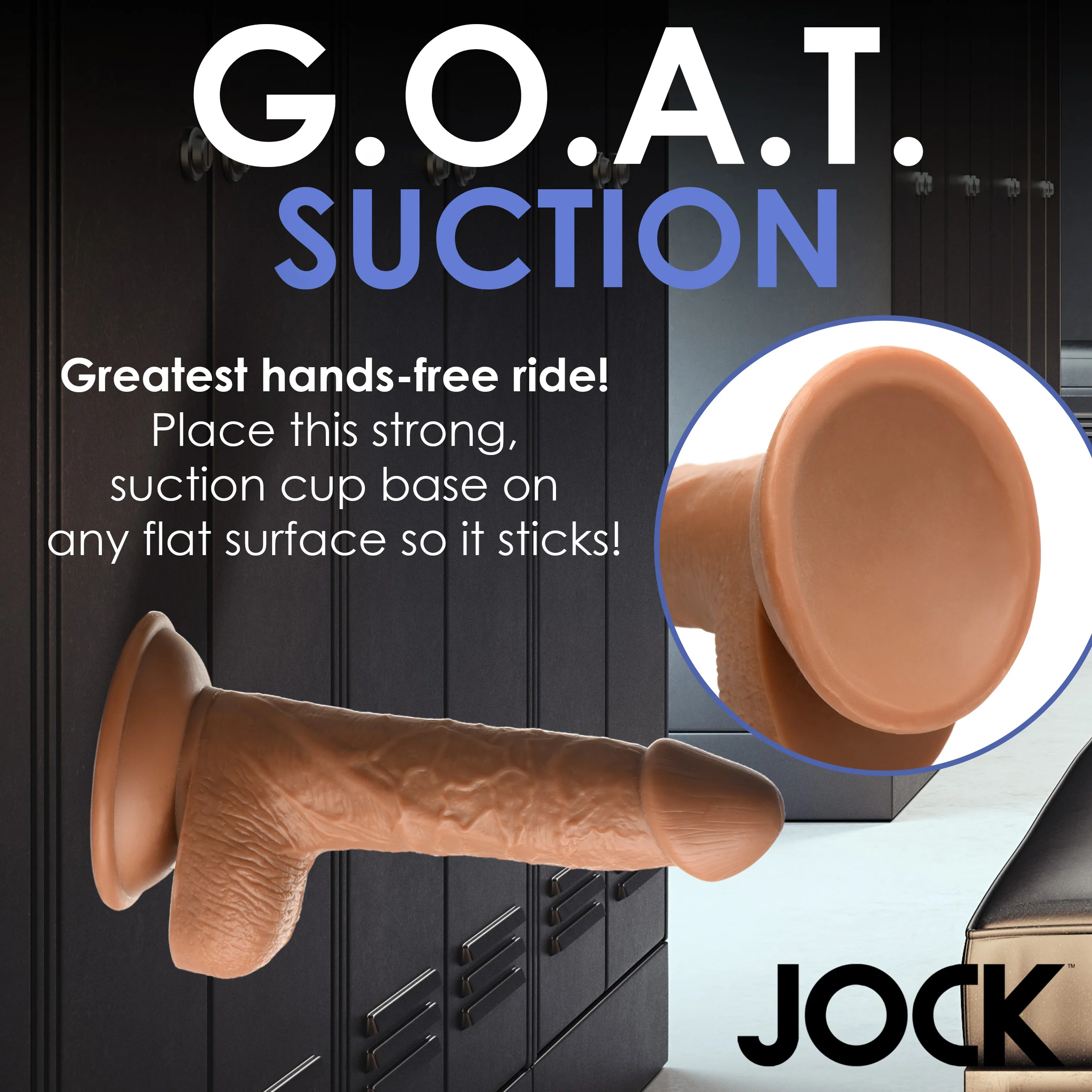 JOCK Baseball Brian 7" Dildo w/ Balls - Image 7