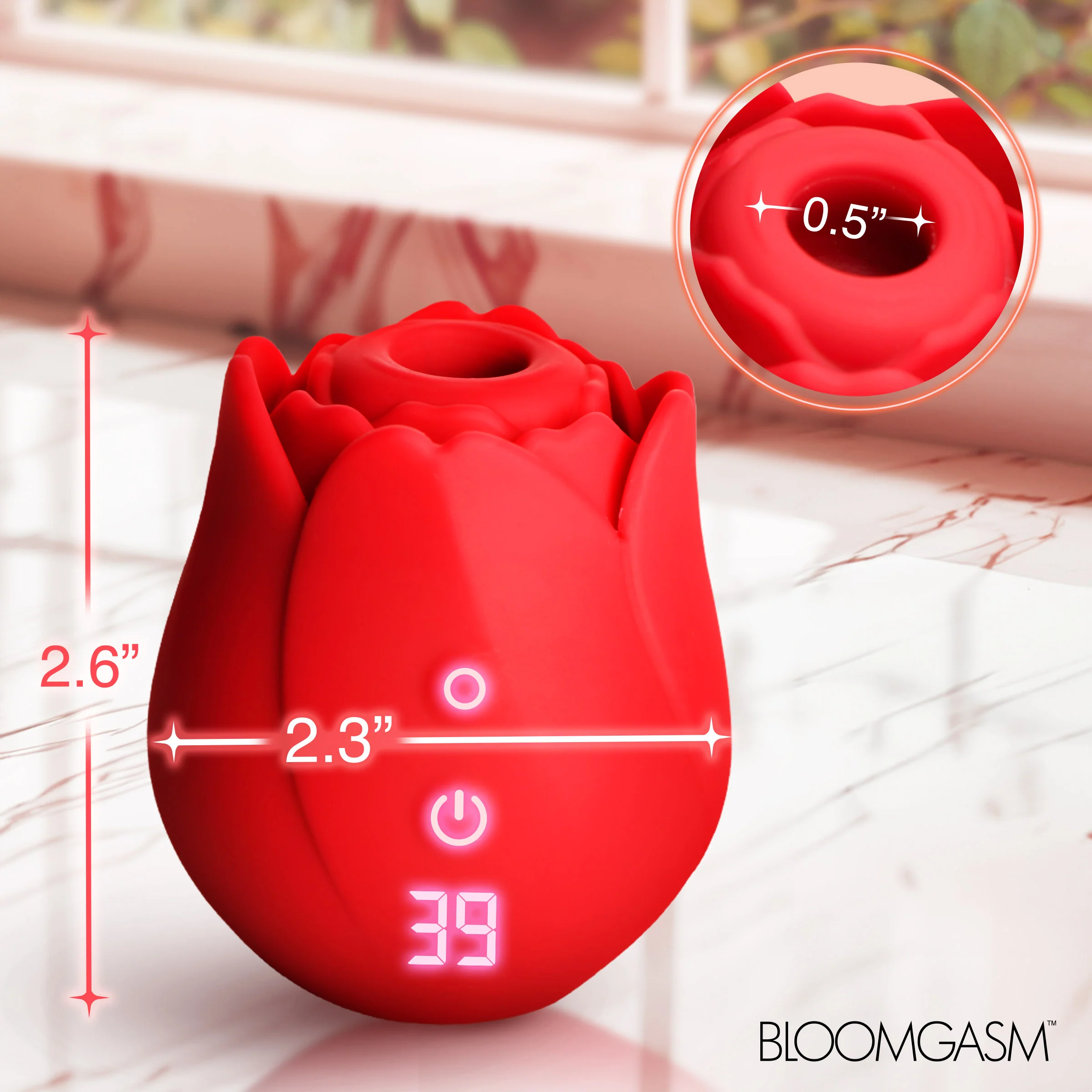 Cyber Rose Sucking & Vibrating Digital Clitoral Stimulator - Image 5