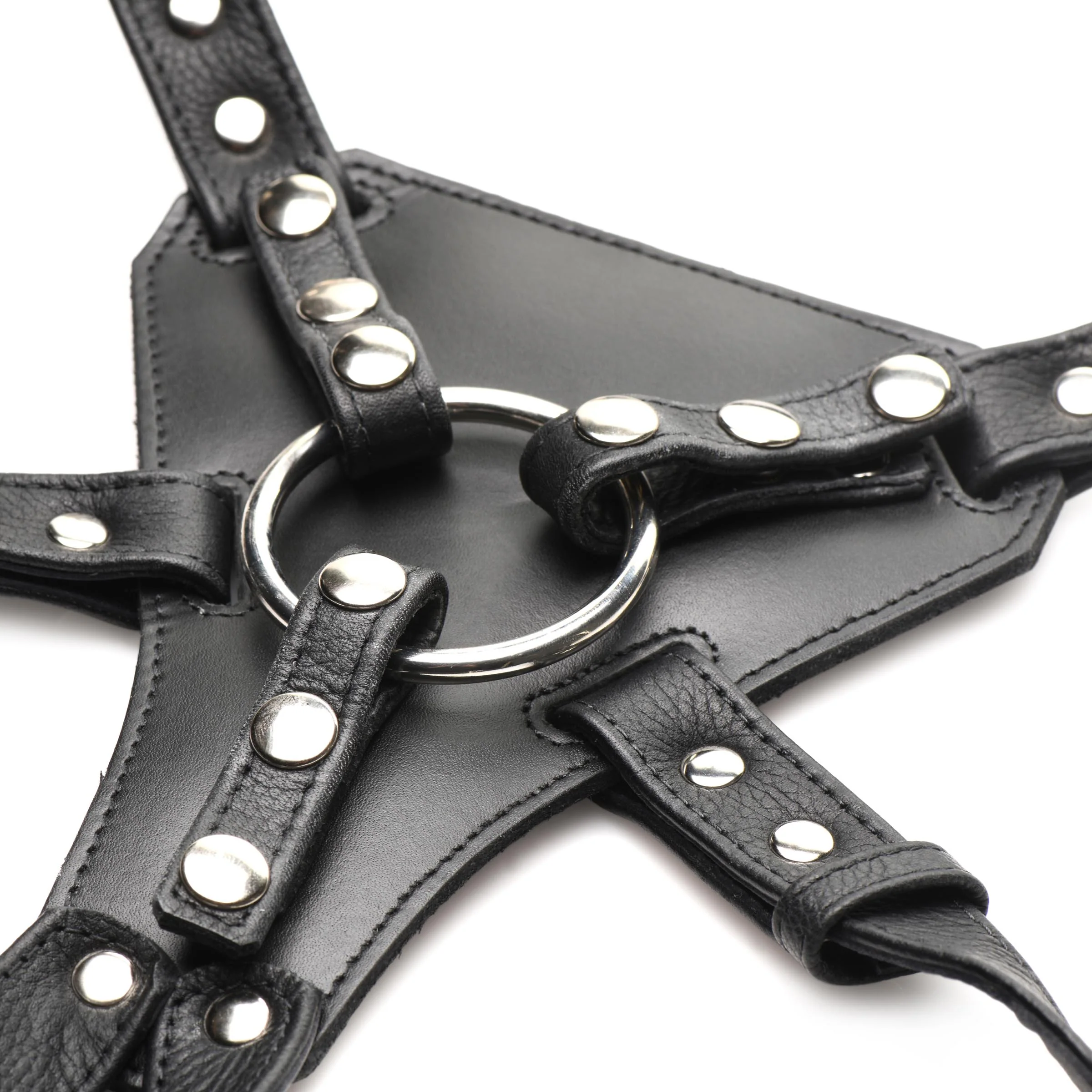 Daddy An Li Leather Strap on Harness - Image 6