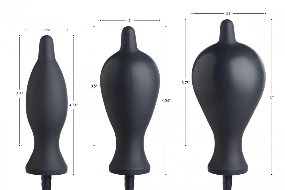 Dark Inflator Silicone Inflatable Anal Plug - Image 4