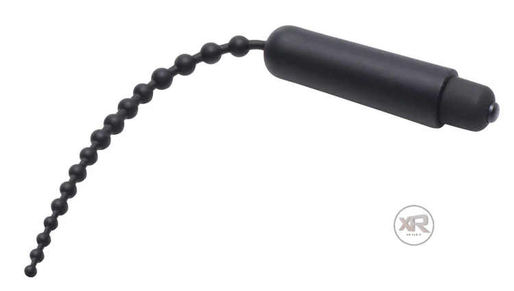 Dark Rod Vibrating Beaded Silicone Sound - Image 3