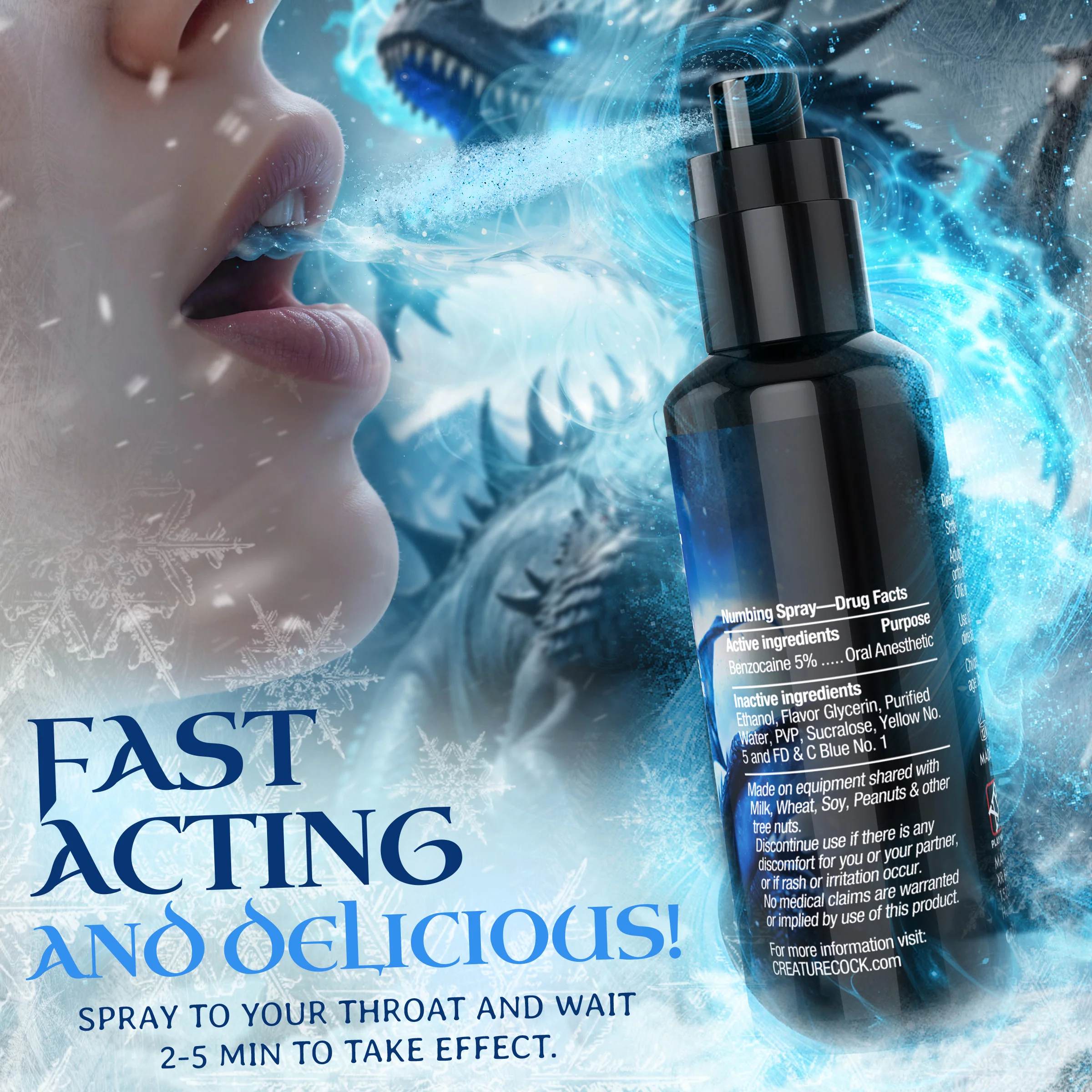 Deep Throat Spearmint Numbing Spray - Image 5