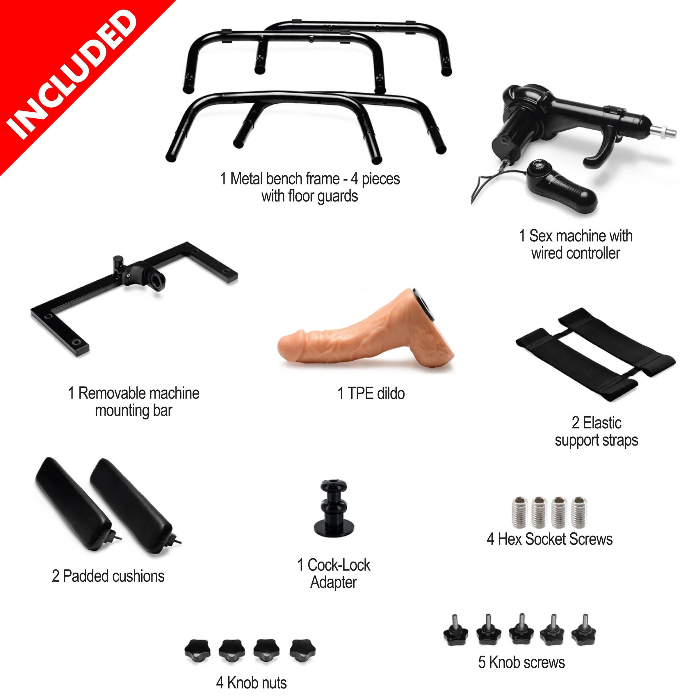 Deluxe Bangin Bench with Sex Machine - Image 8